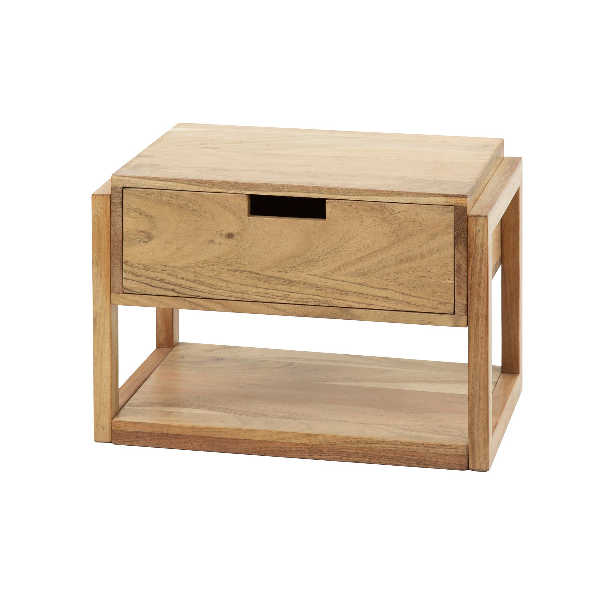 Nachtkastje houten frame 1L