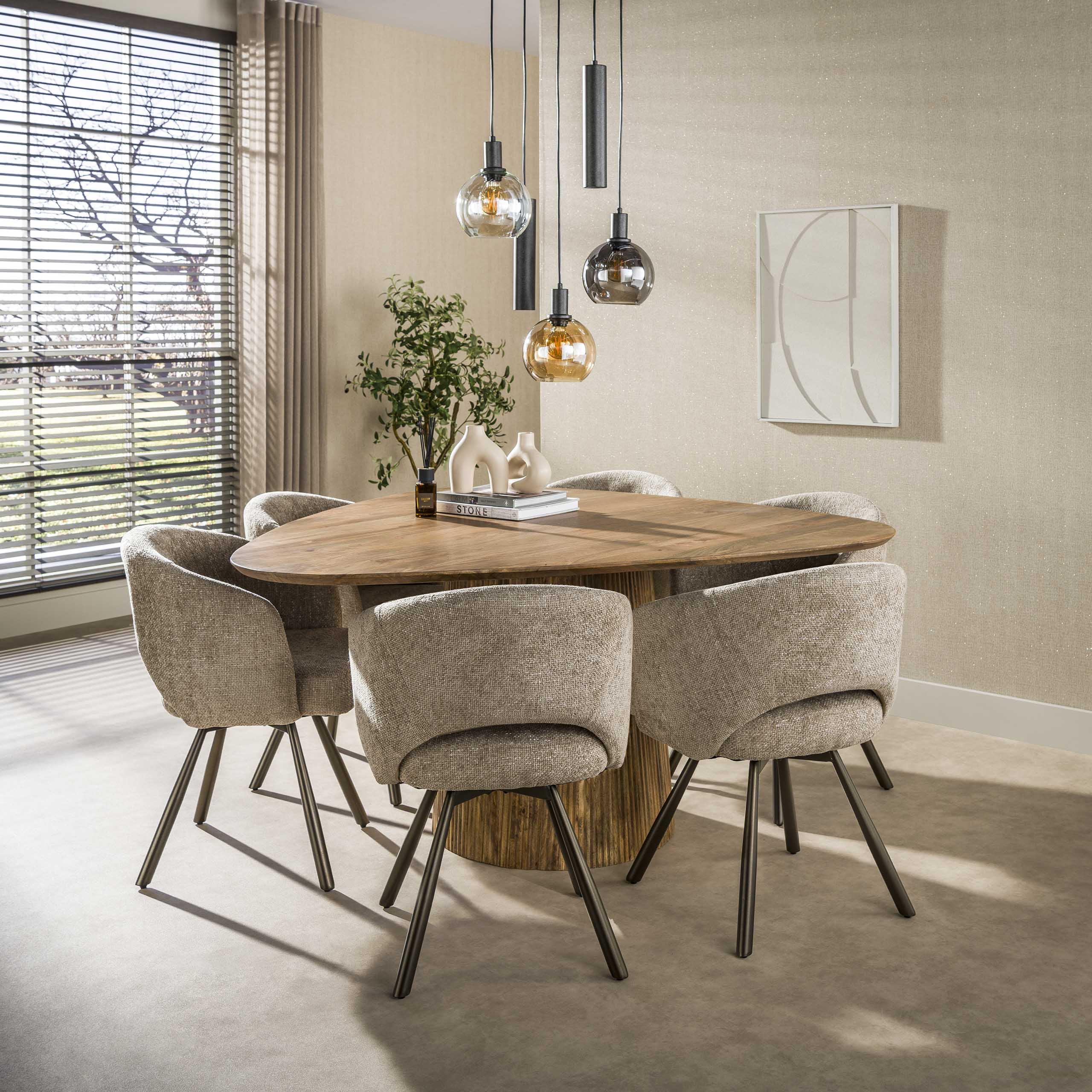 Dining Table Wave Centro triangular 150