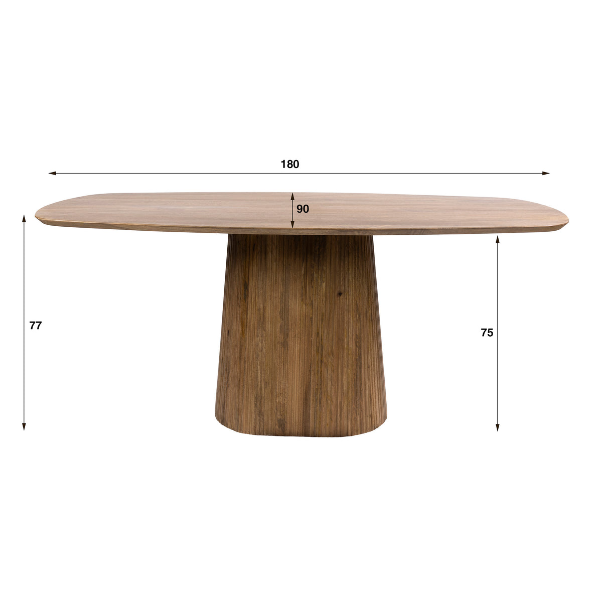 Eettafel Wave Centro 180