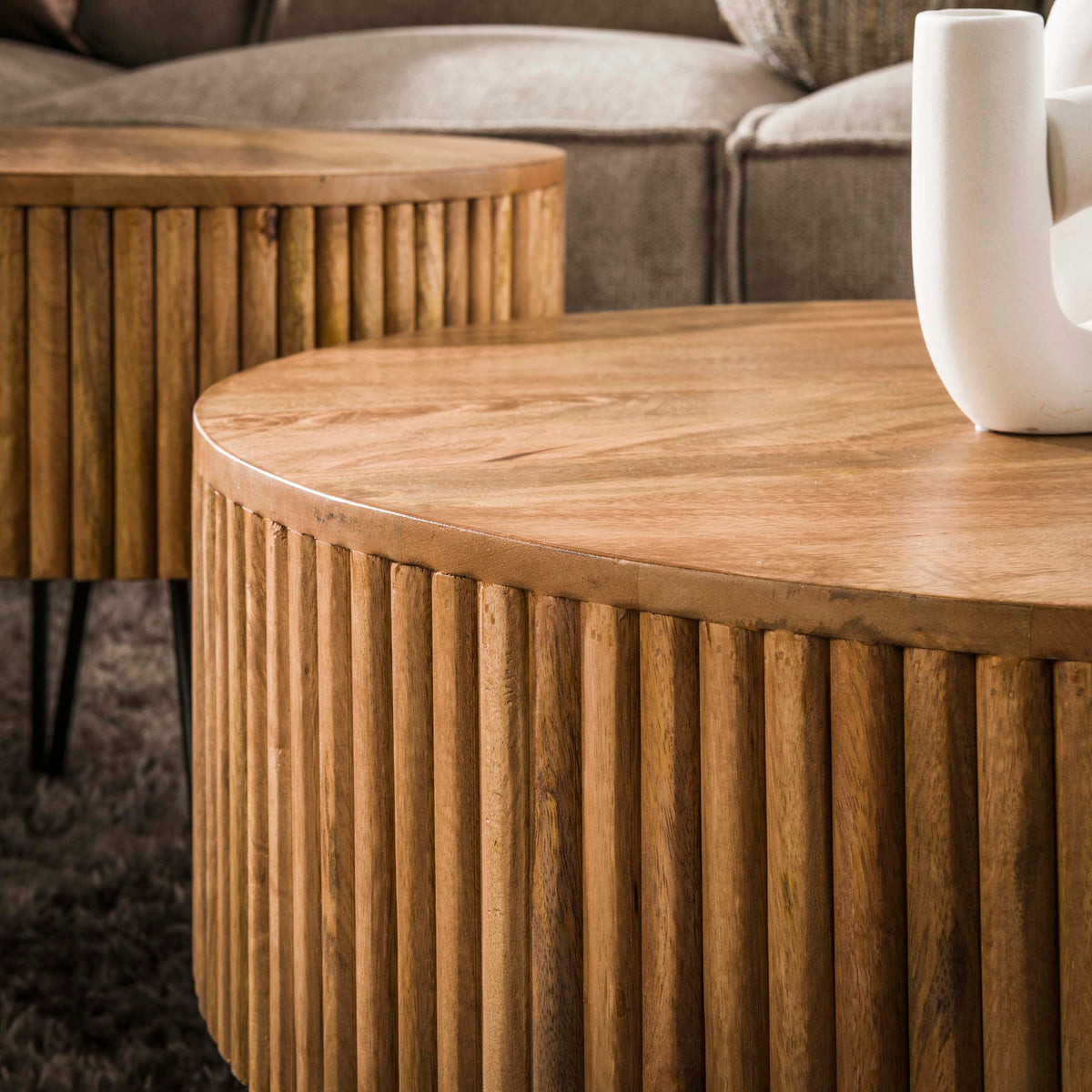 Salontafel Wave rond set/2