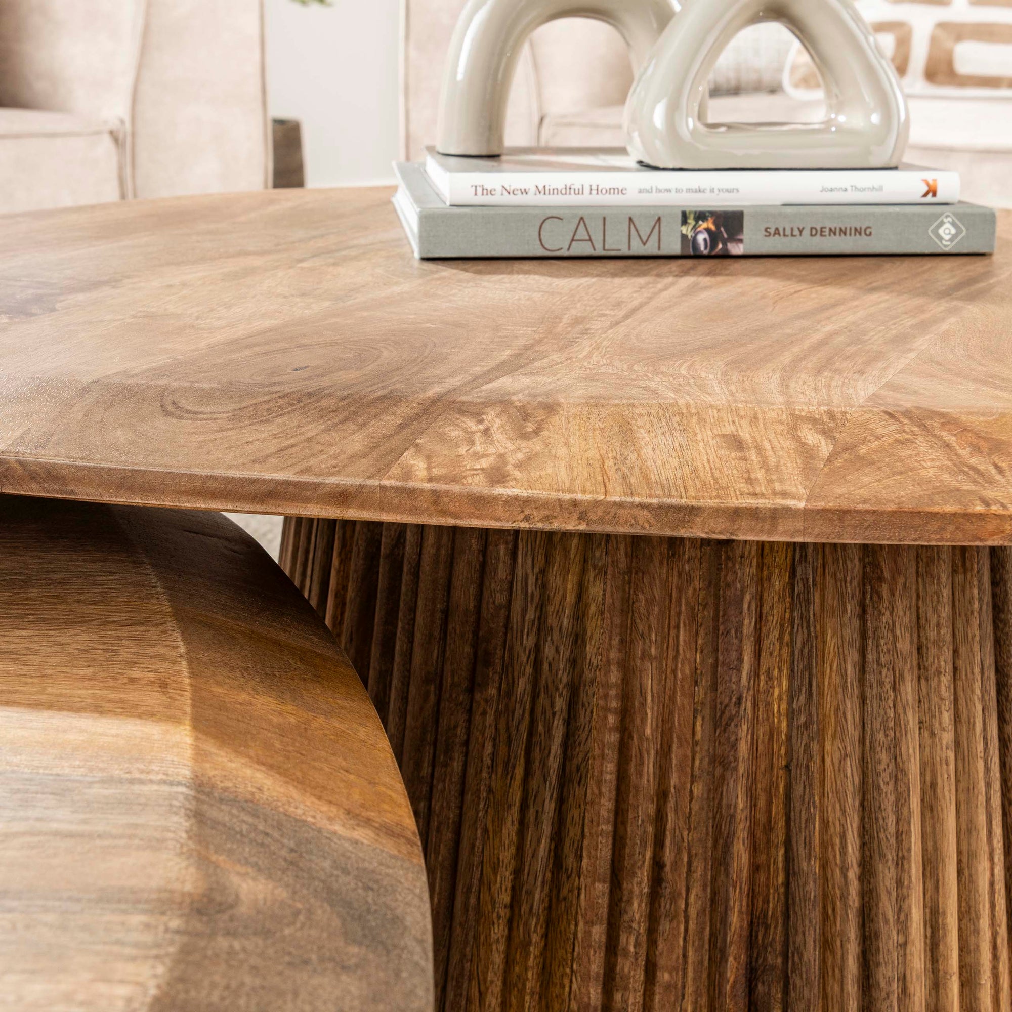 Salontafel Wave driehoekig set/2