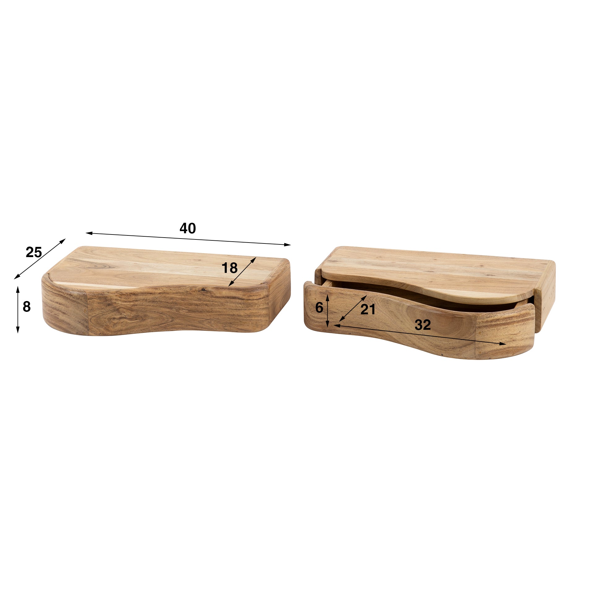 Nachtkastjes Organic L+R set/2 - foto 4