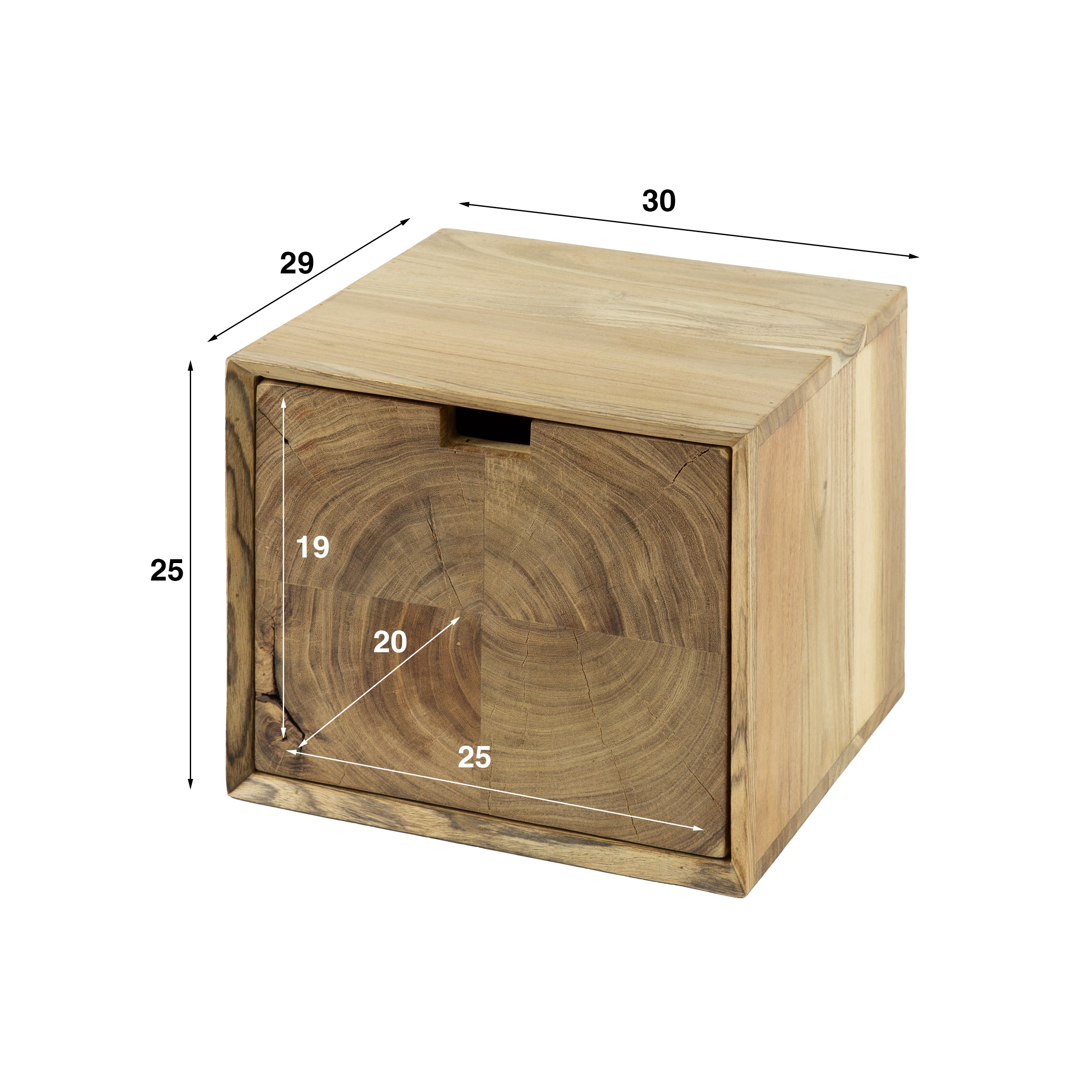 Nachtkastje Block 1L