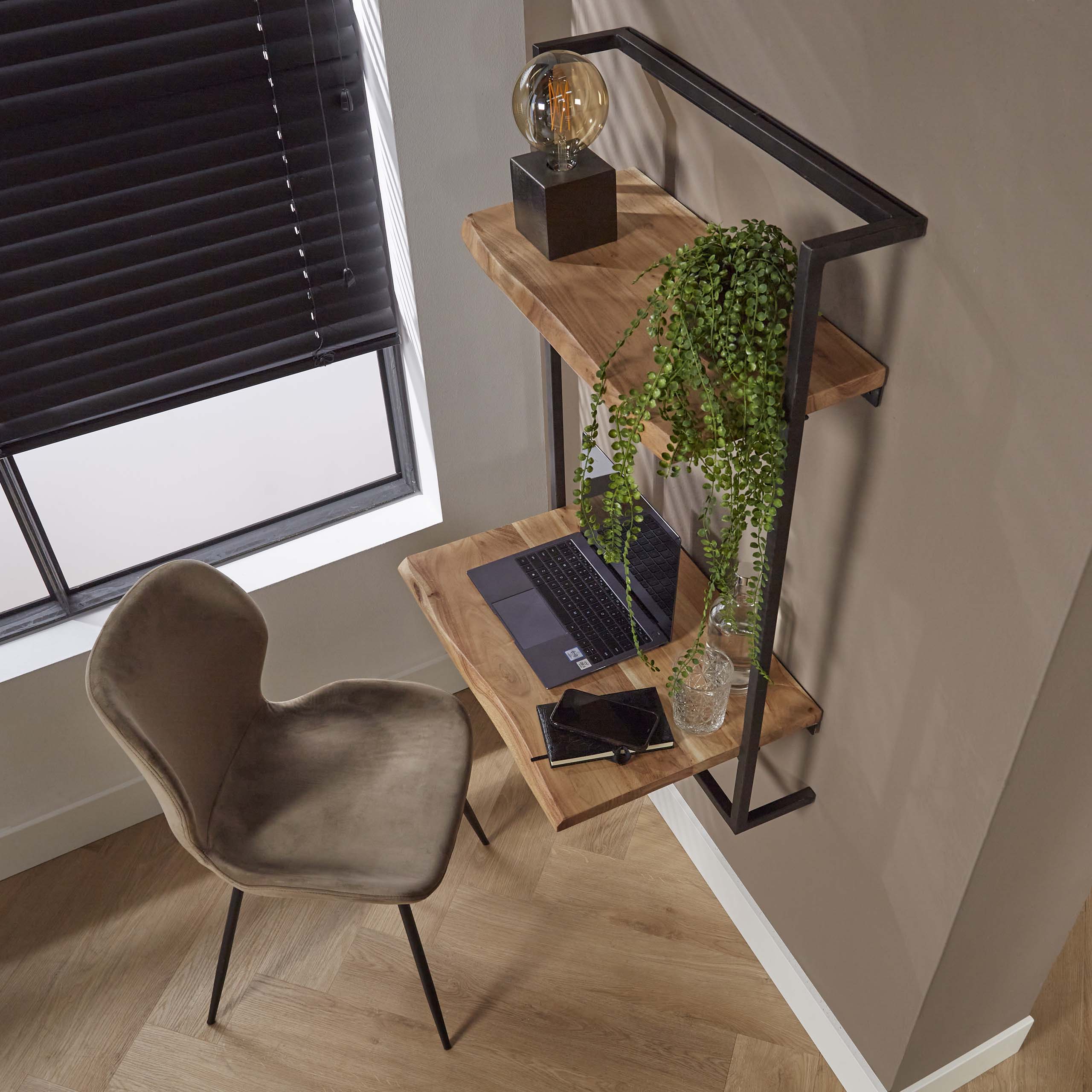 Bureau Air Solid / Massief acacia sfeerbeeld 3 - Industrial Home