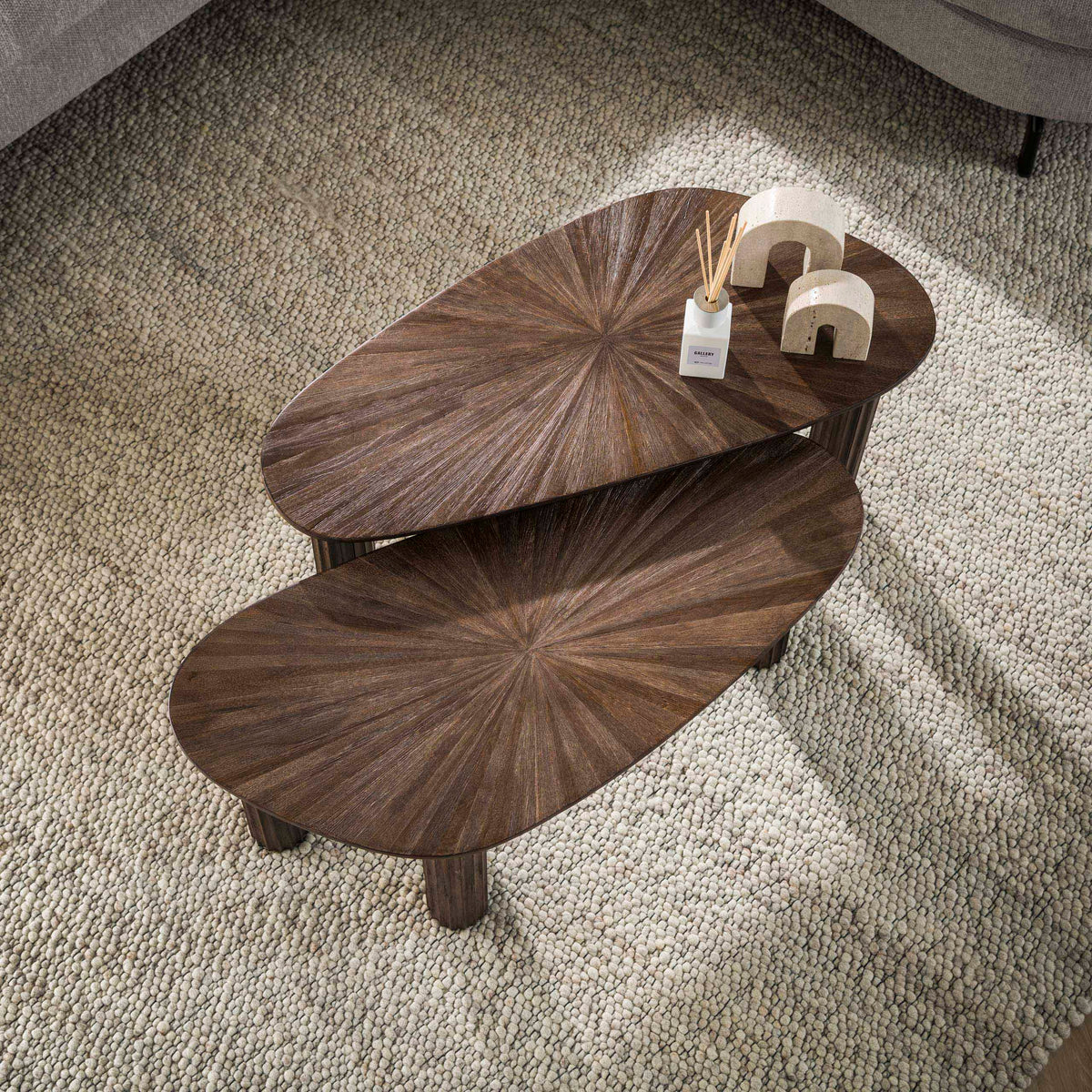 Salontafel Maya Teak organisch set/2 - foto 5