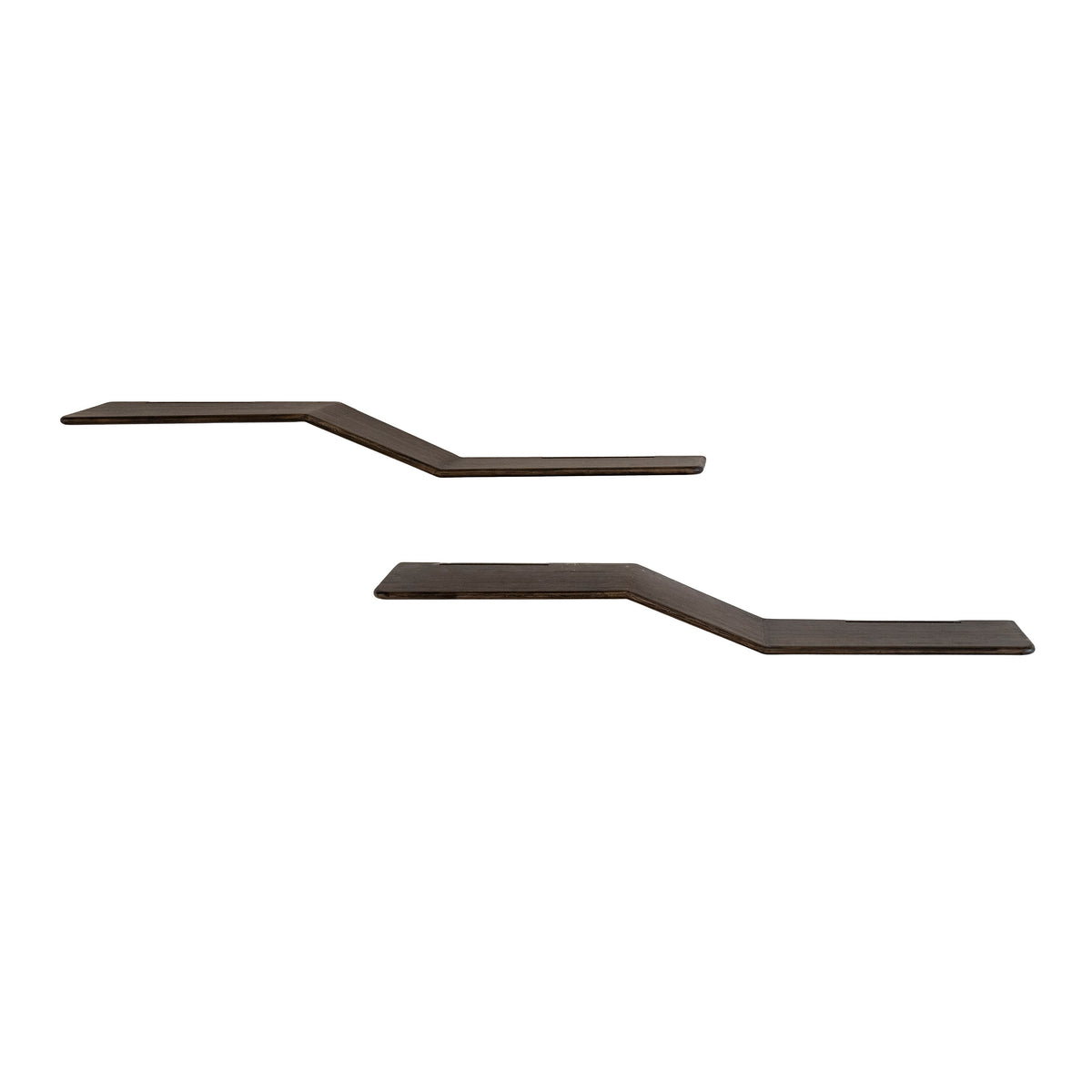 Wandplank Maya Teak S-shape set/2 - foto 2