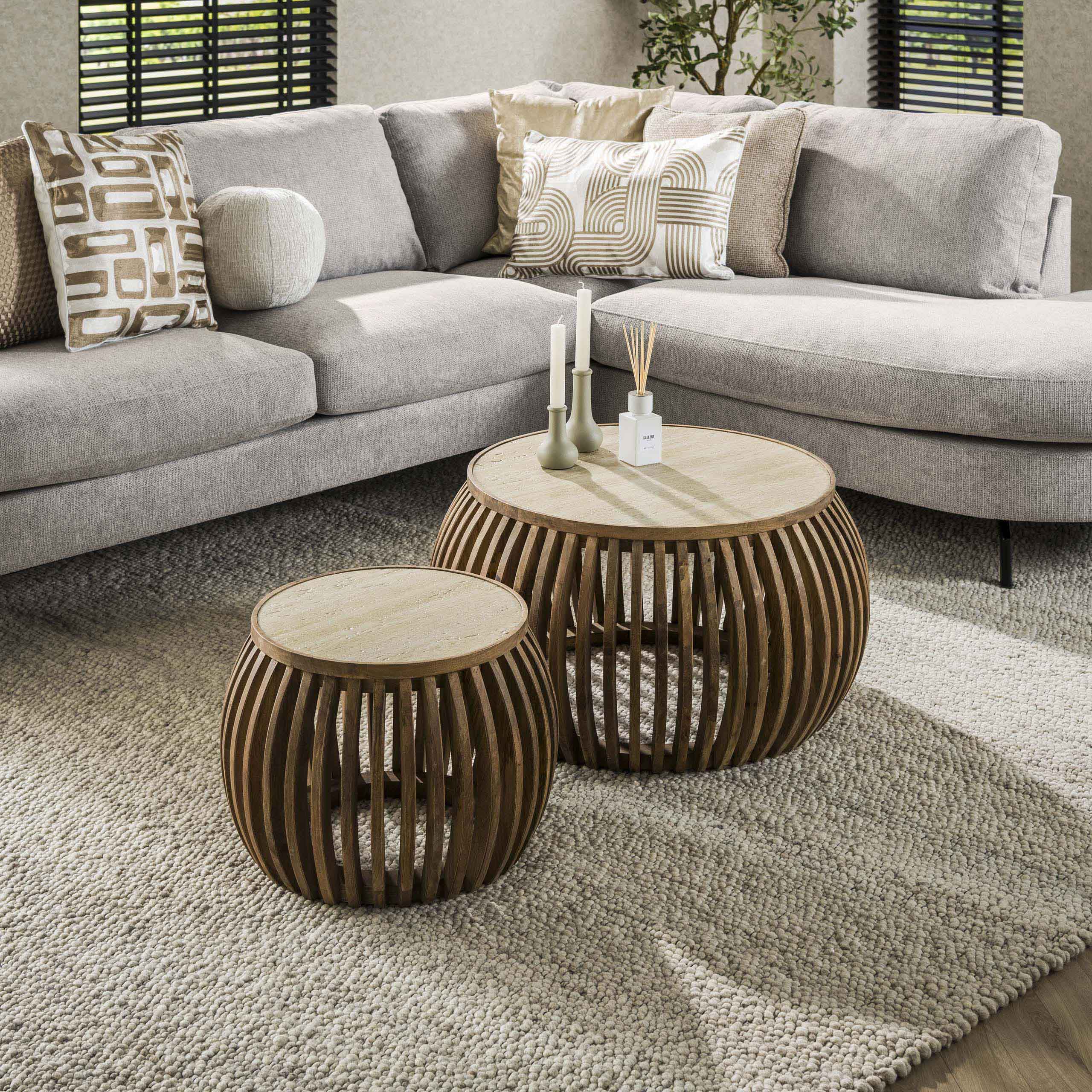 Couchtisch Nuovo Curve 2er-Set