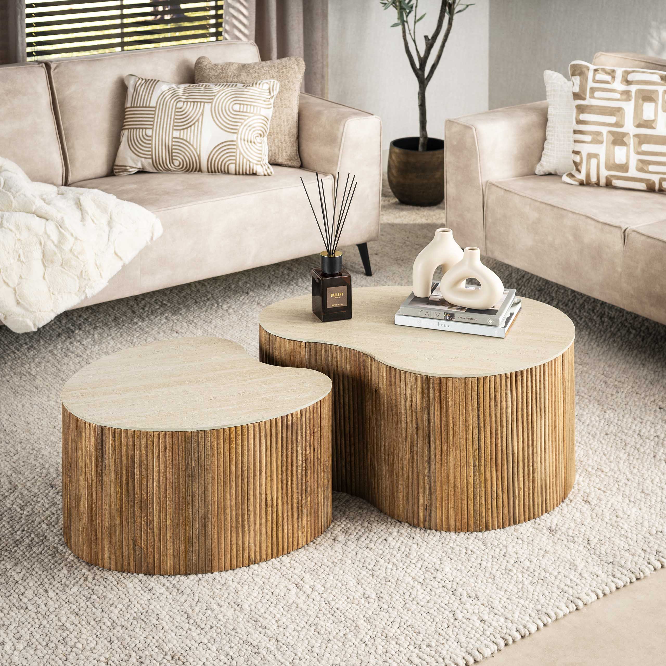 Couchtisch Nuovo Nierenform Set/2