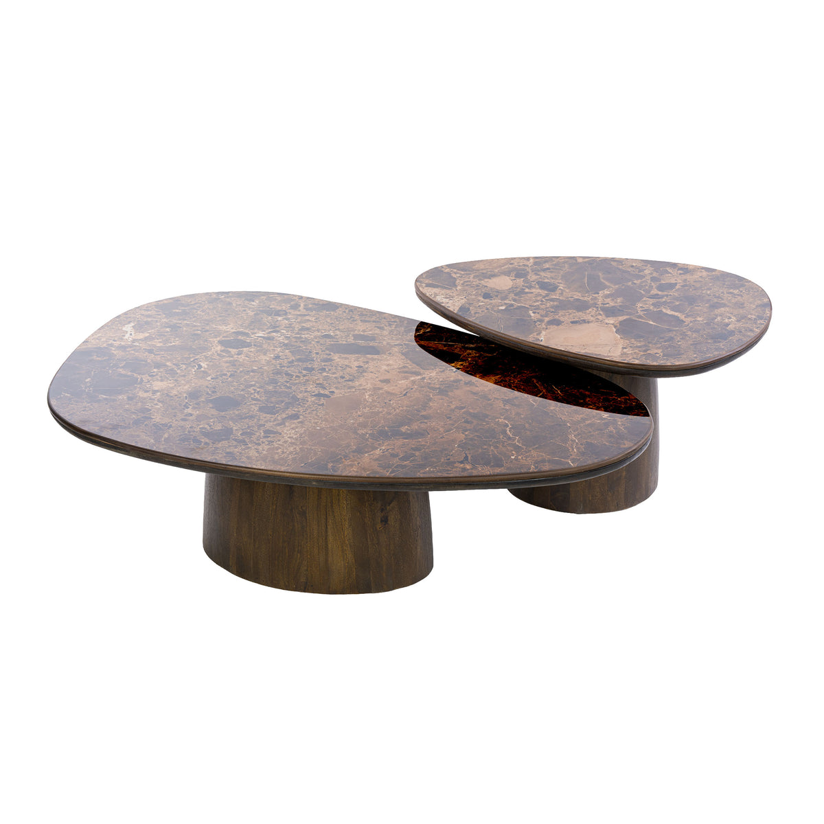Salontafel Empera driehoekig set/2
