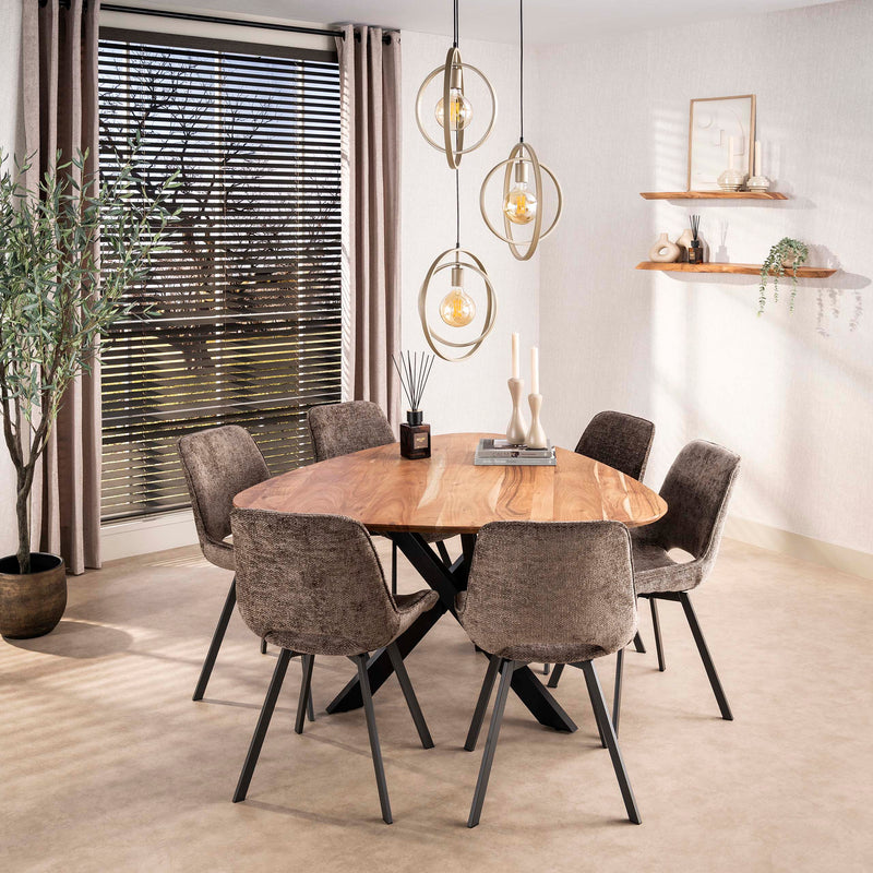 Eettafel Triangle 135x135
