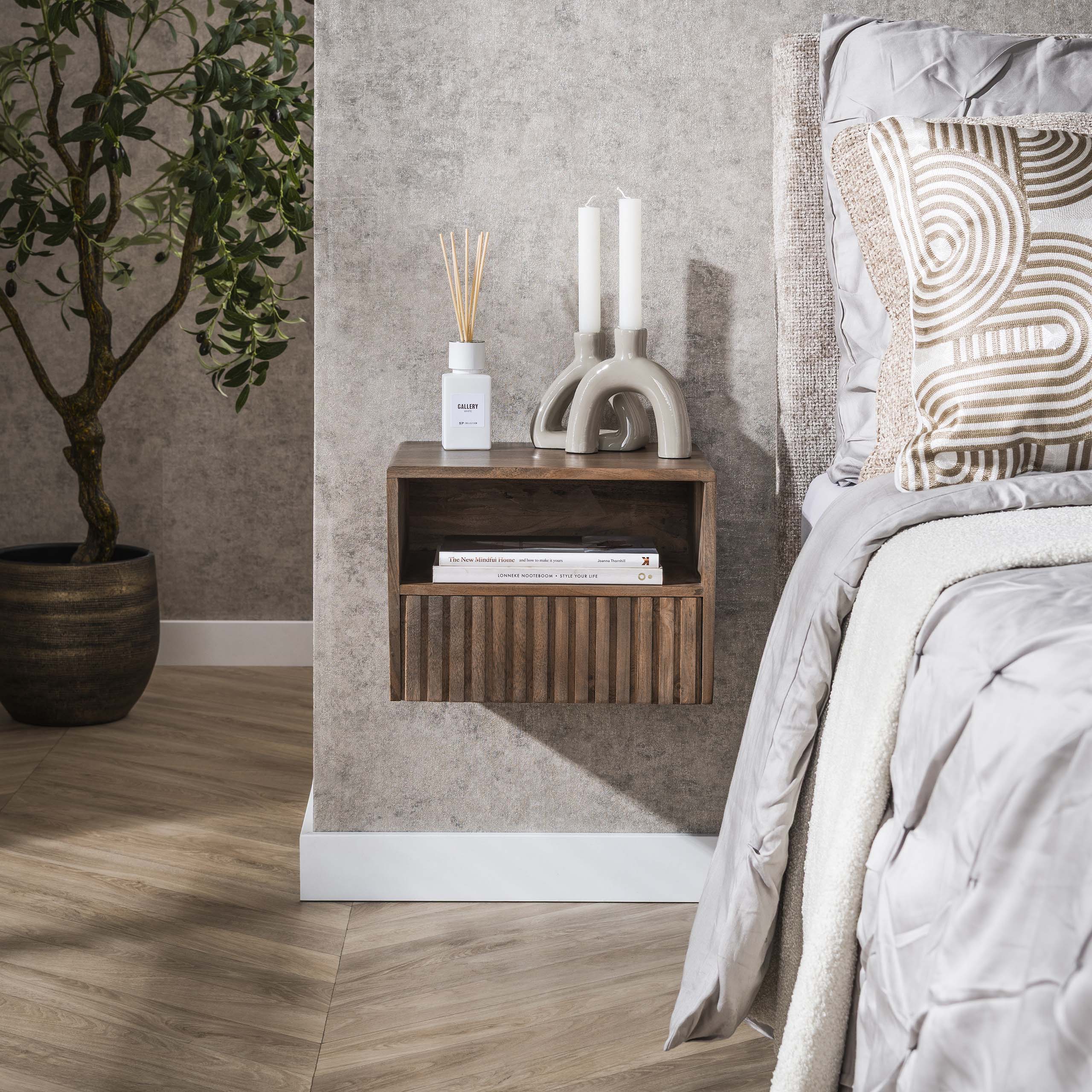 Bedside table Carve open compartment 1L