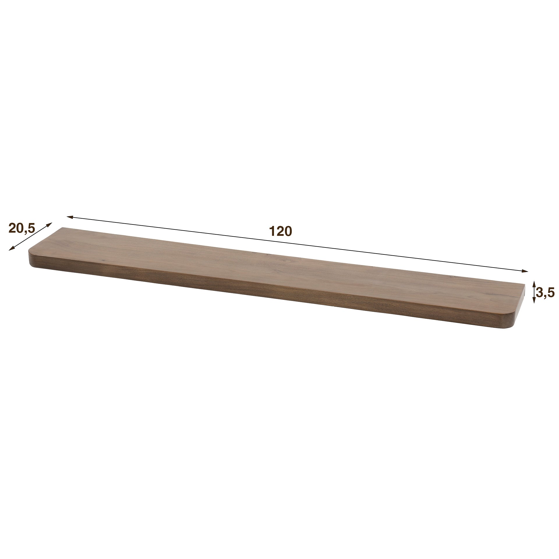 Wandplank Carve 120