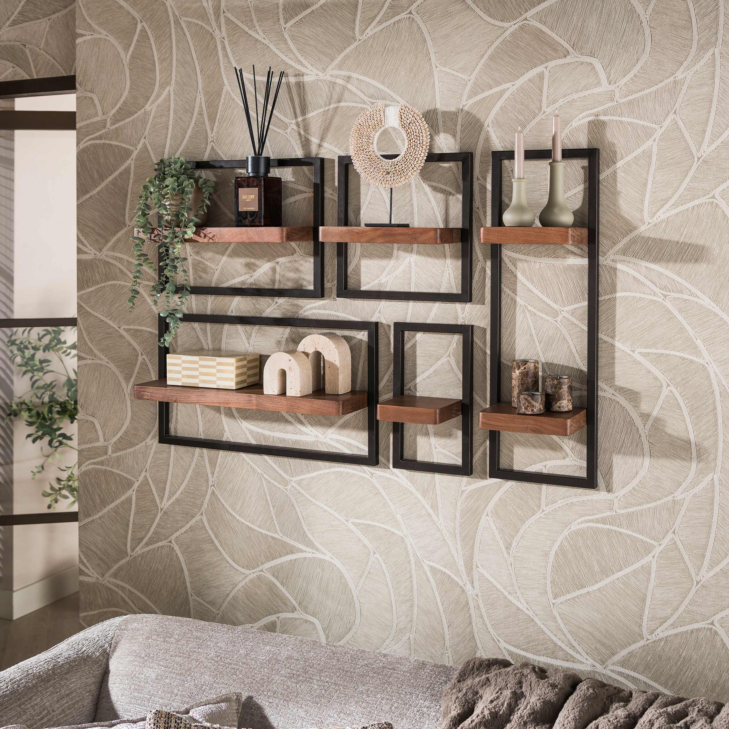 Wandschap Carve set/5