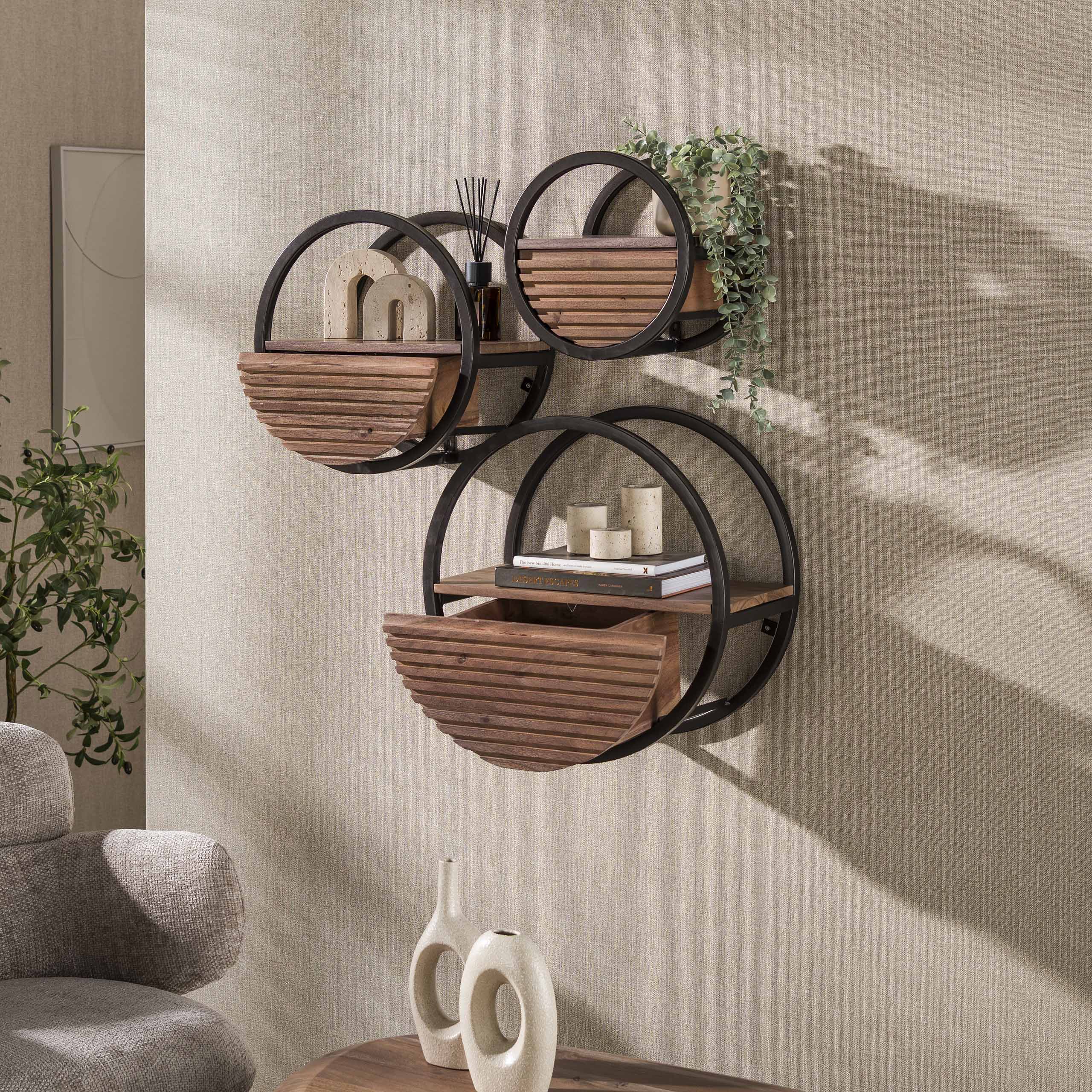 Wandschap Circular 1L Ø40