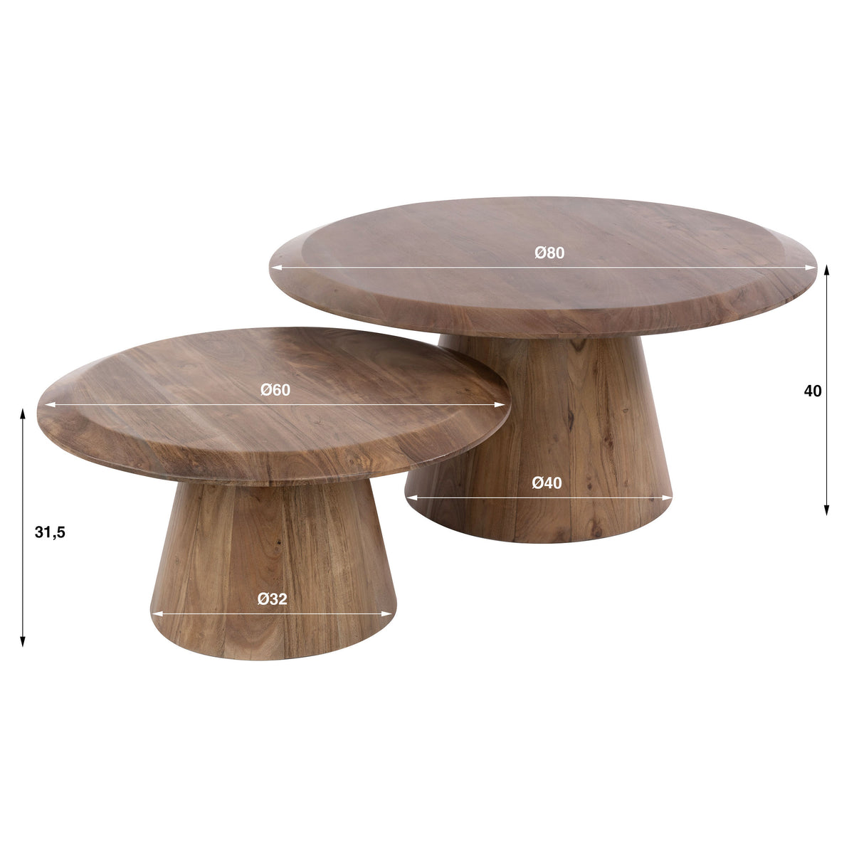 Salontafel Rona set/2 - foto 5