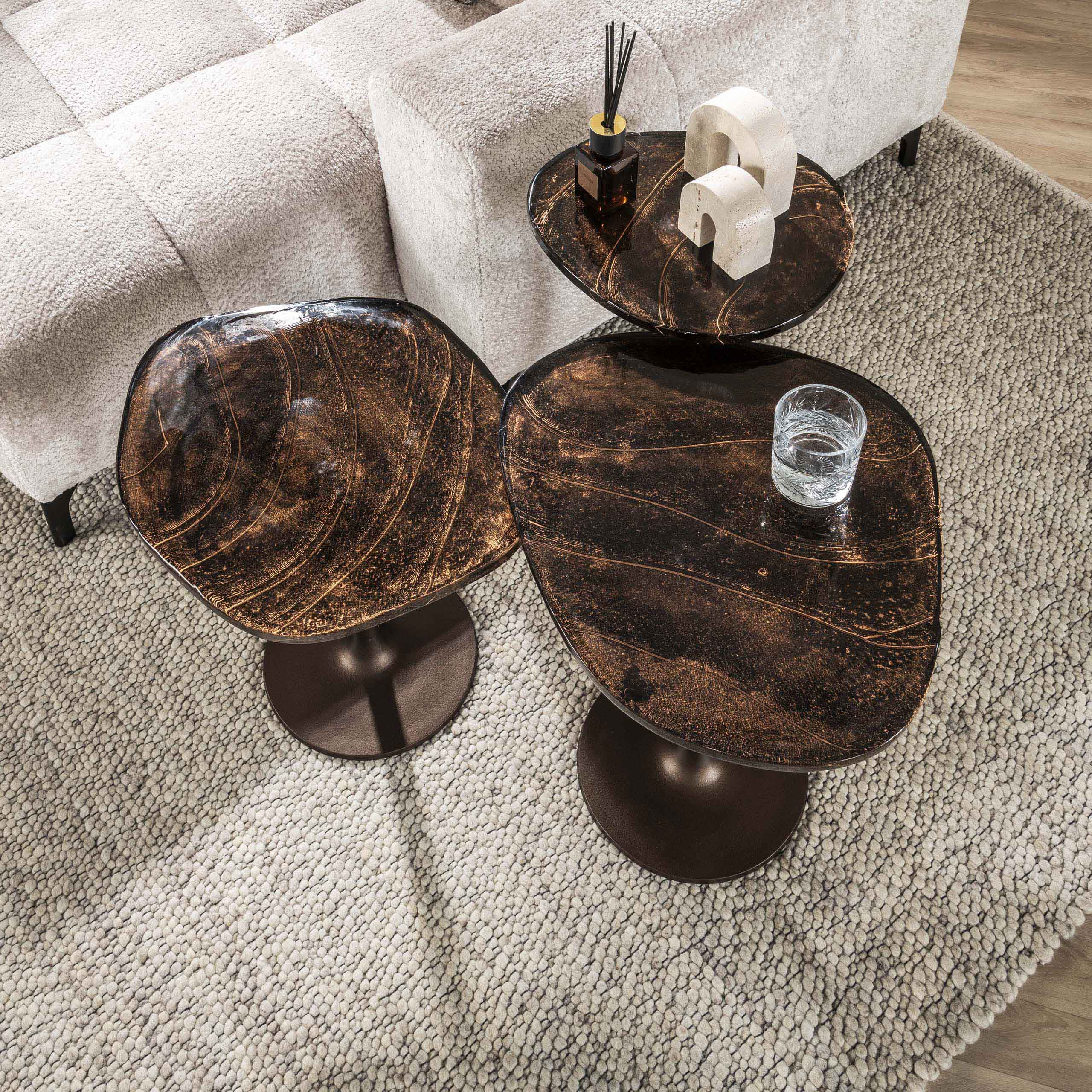 Bijzettafel Eclipse hoog