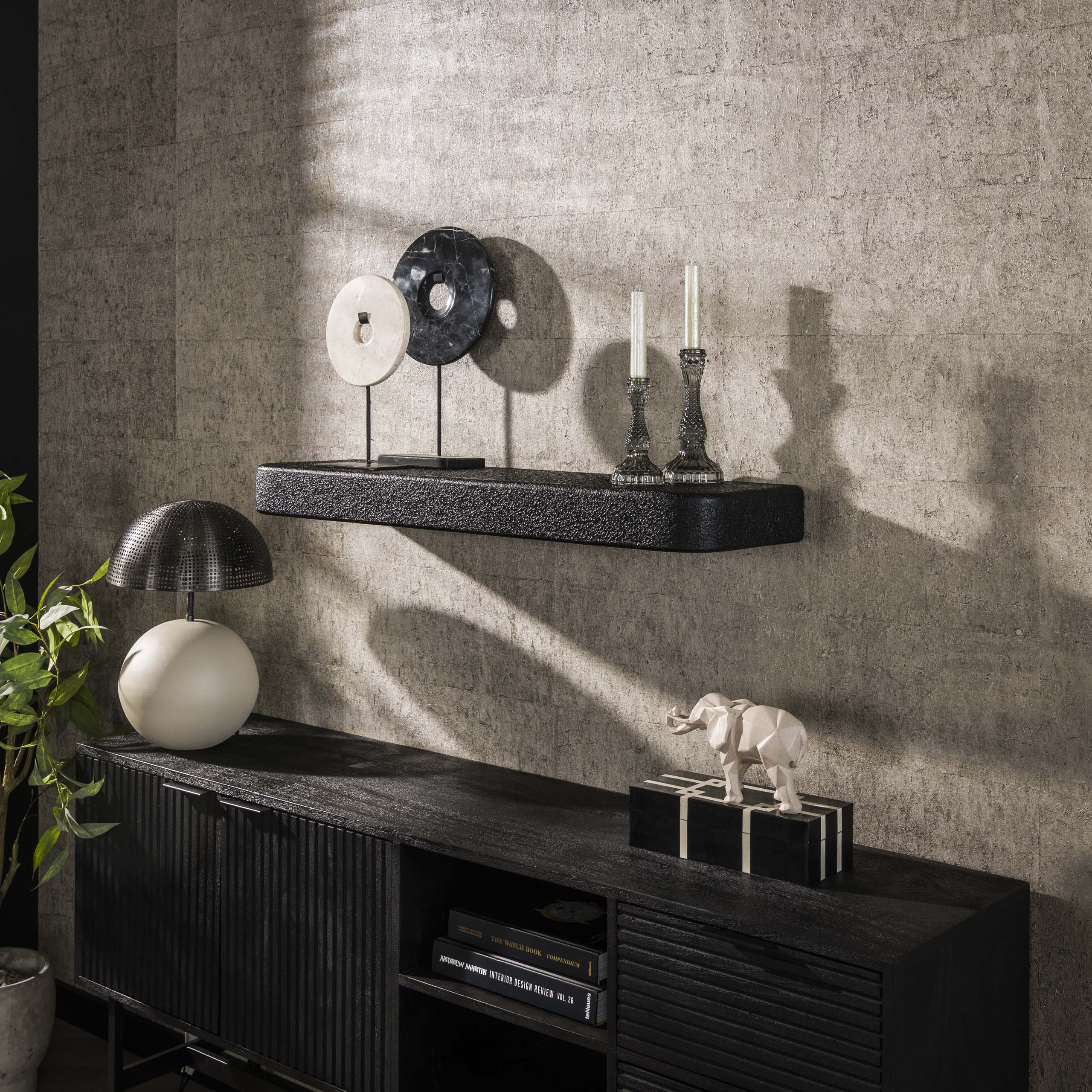 Wandplank Metallic 100