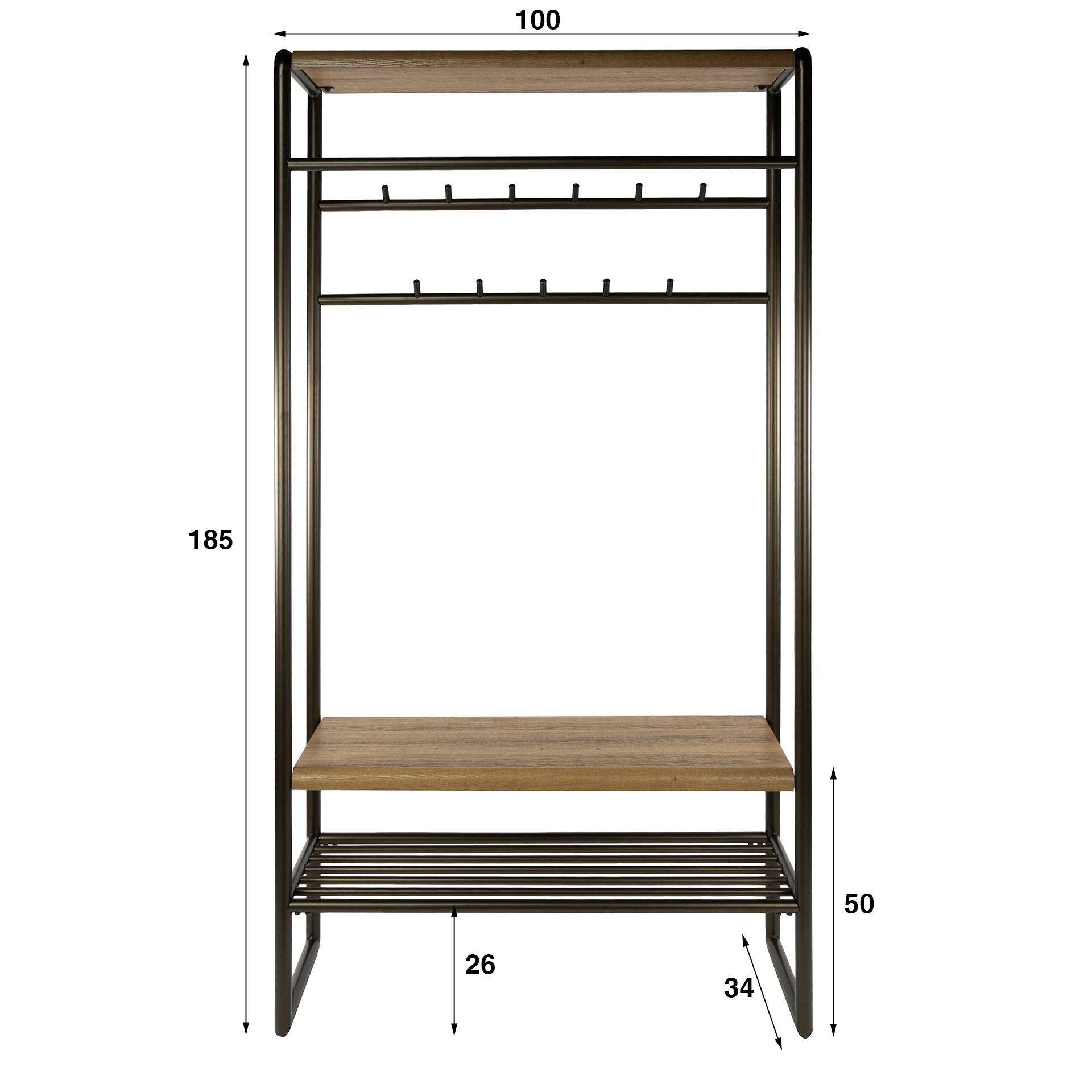 Garderobemeubel Luno 100