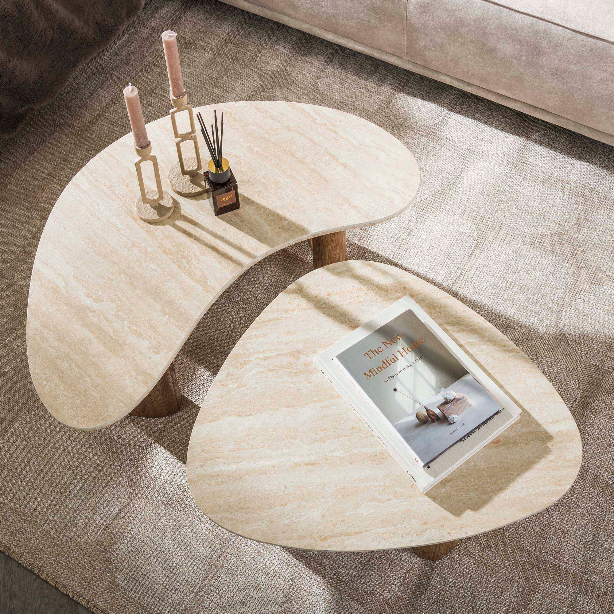 Salontafel Romano organisch set/2