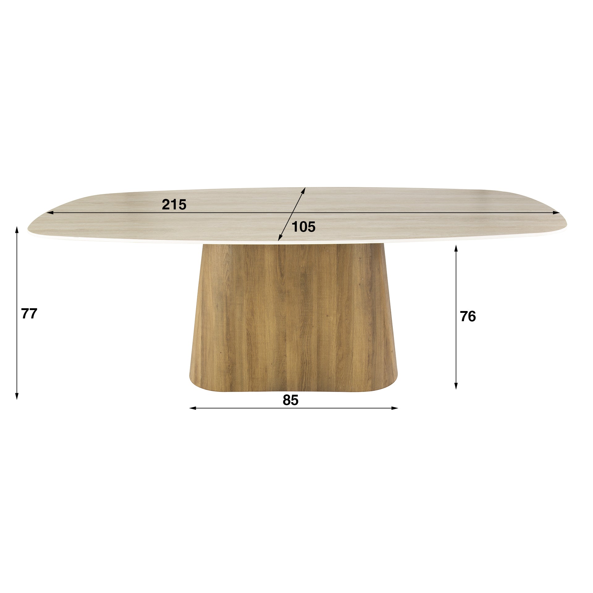 Dining table Romano Centro 215