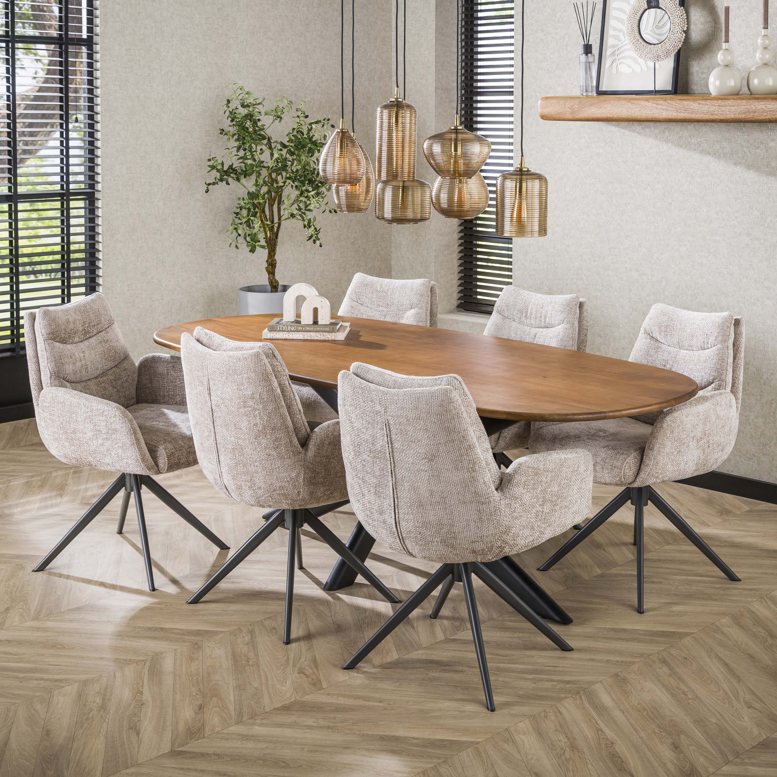 Armstoel Lounge draaibaar VPE2