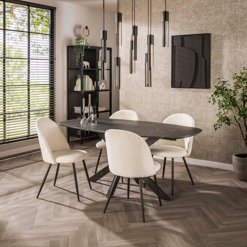 Eettafel Onyx Cross 180