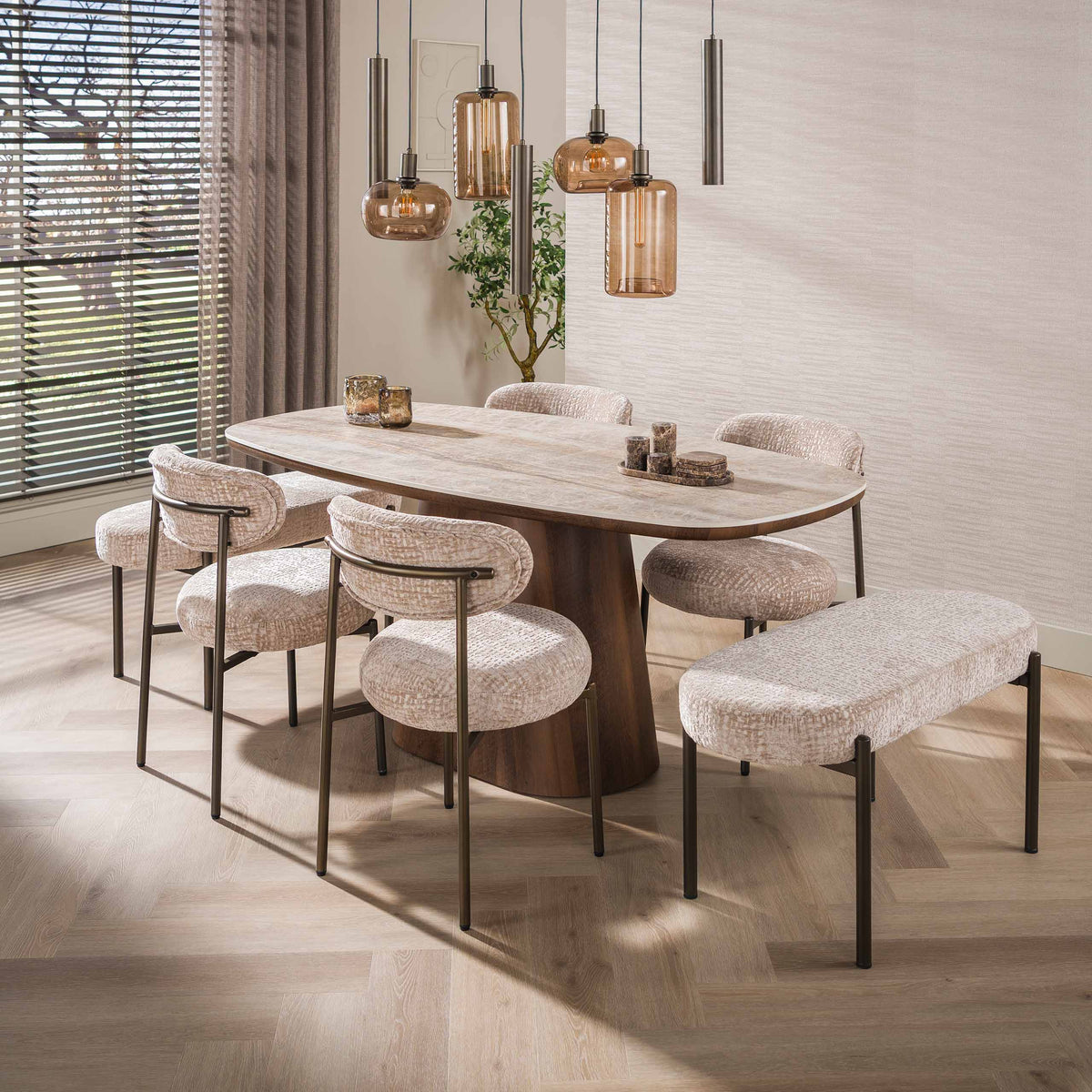 Pendant Lamp Serene 4+3L
