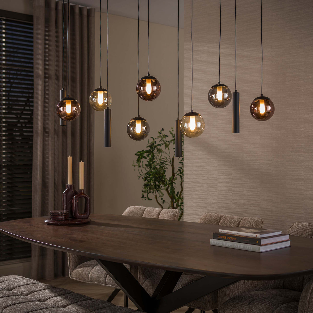 Hanglamp Orb 6+5L