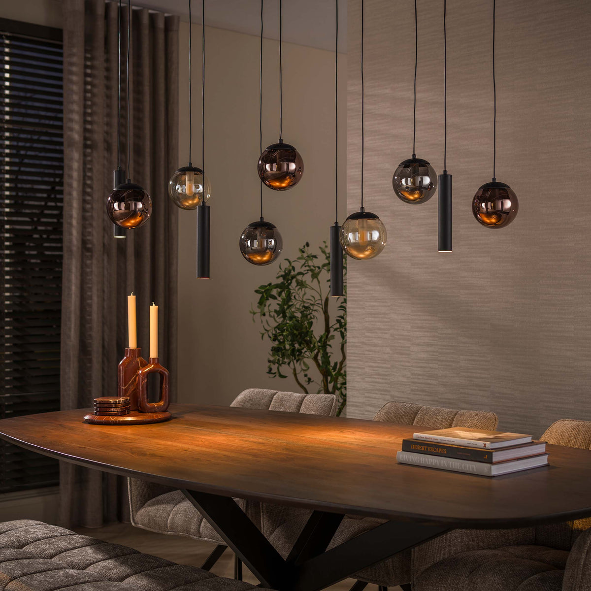 Hanglamp Orb 6+5L