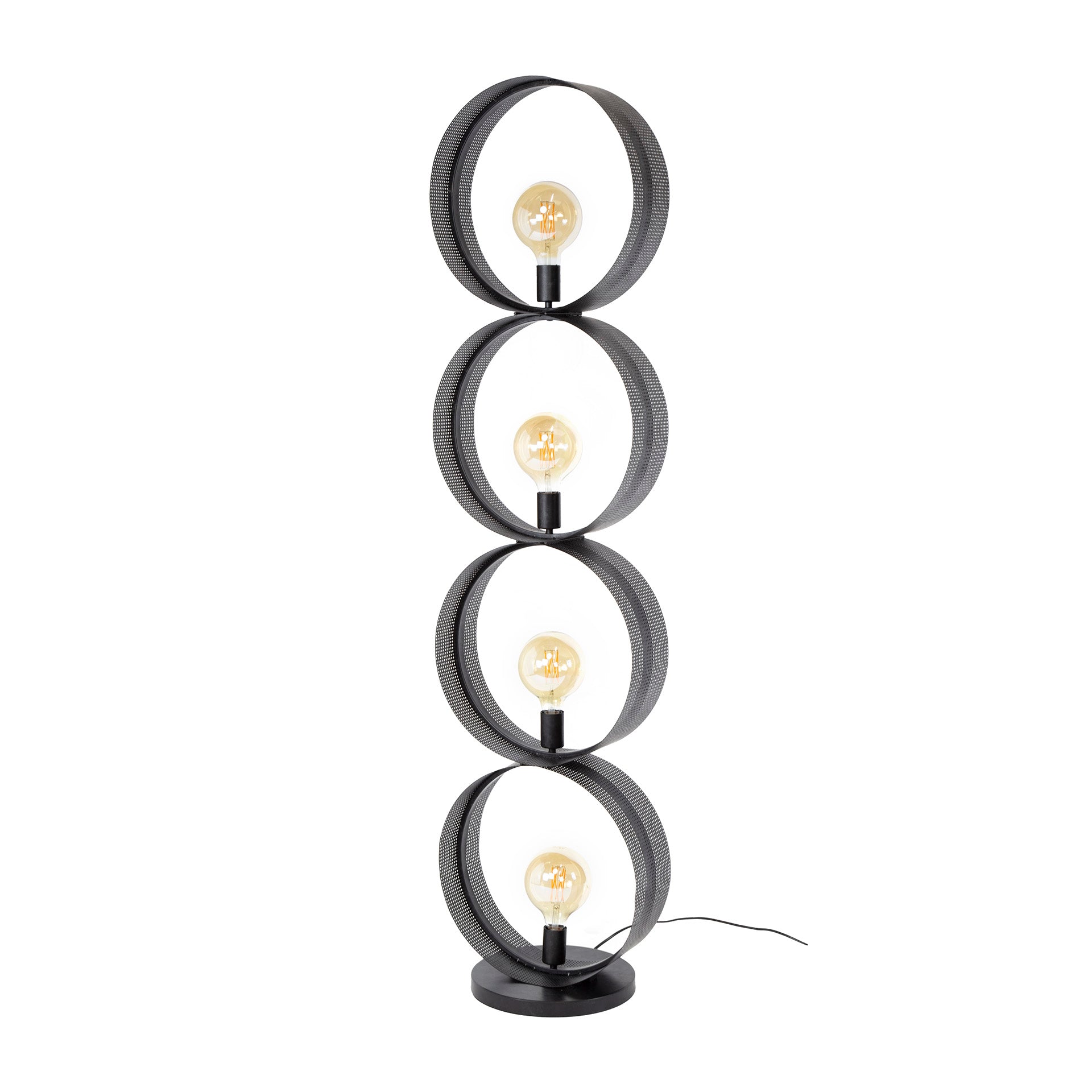 Vloerlamp Ring mesh 4L