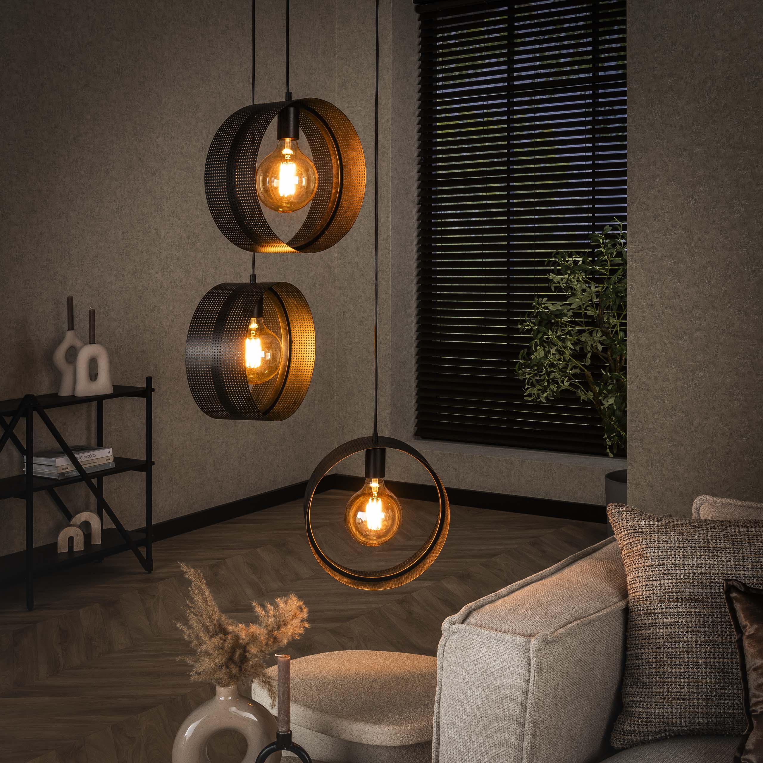 Hanglamp Ring mesh 3L