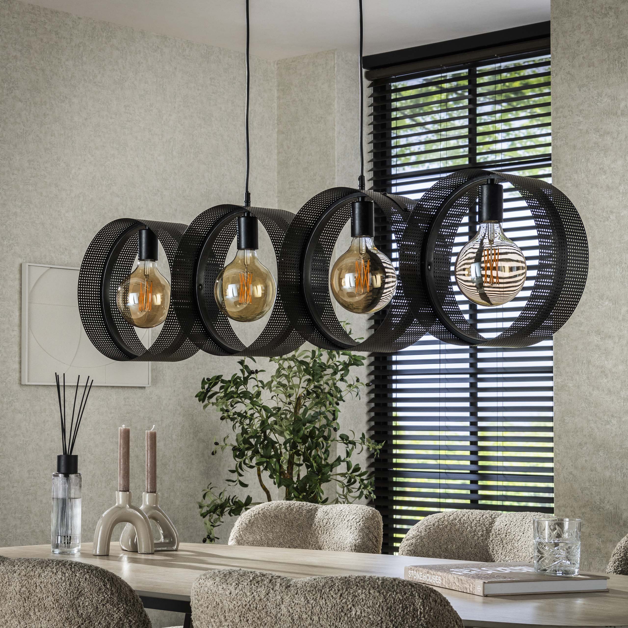 Hanglamp Ring mesh 4L