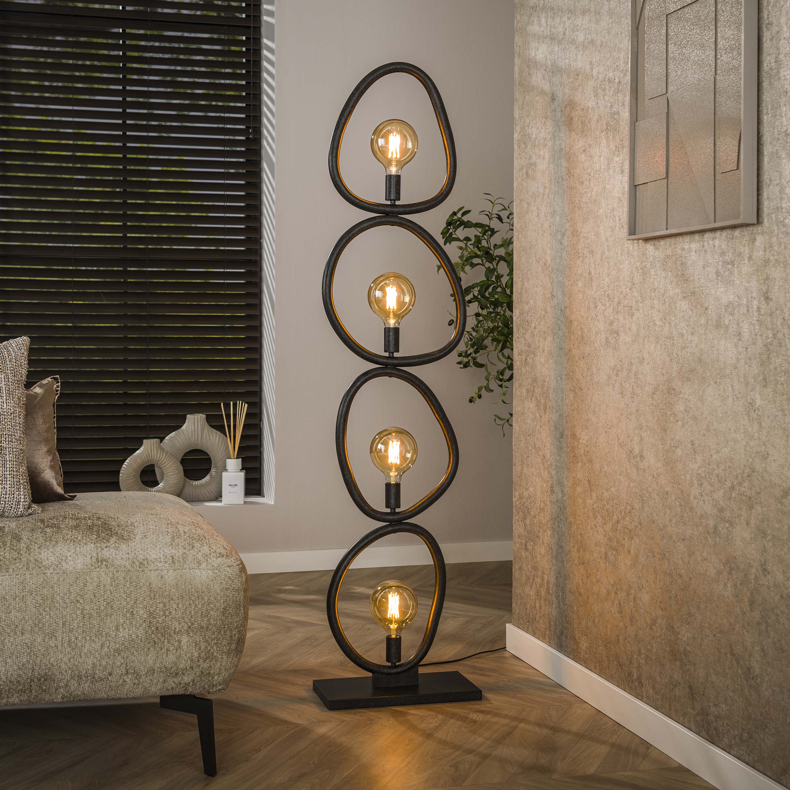 Vloerlamp Pebble 4L