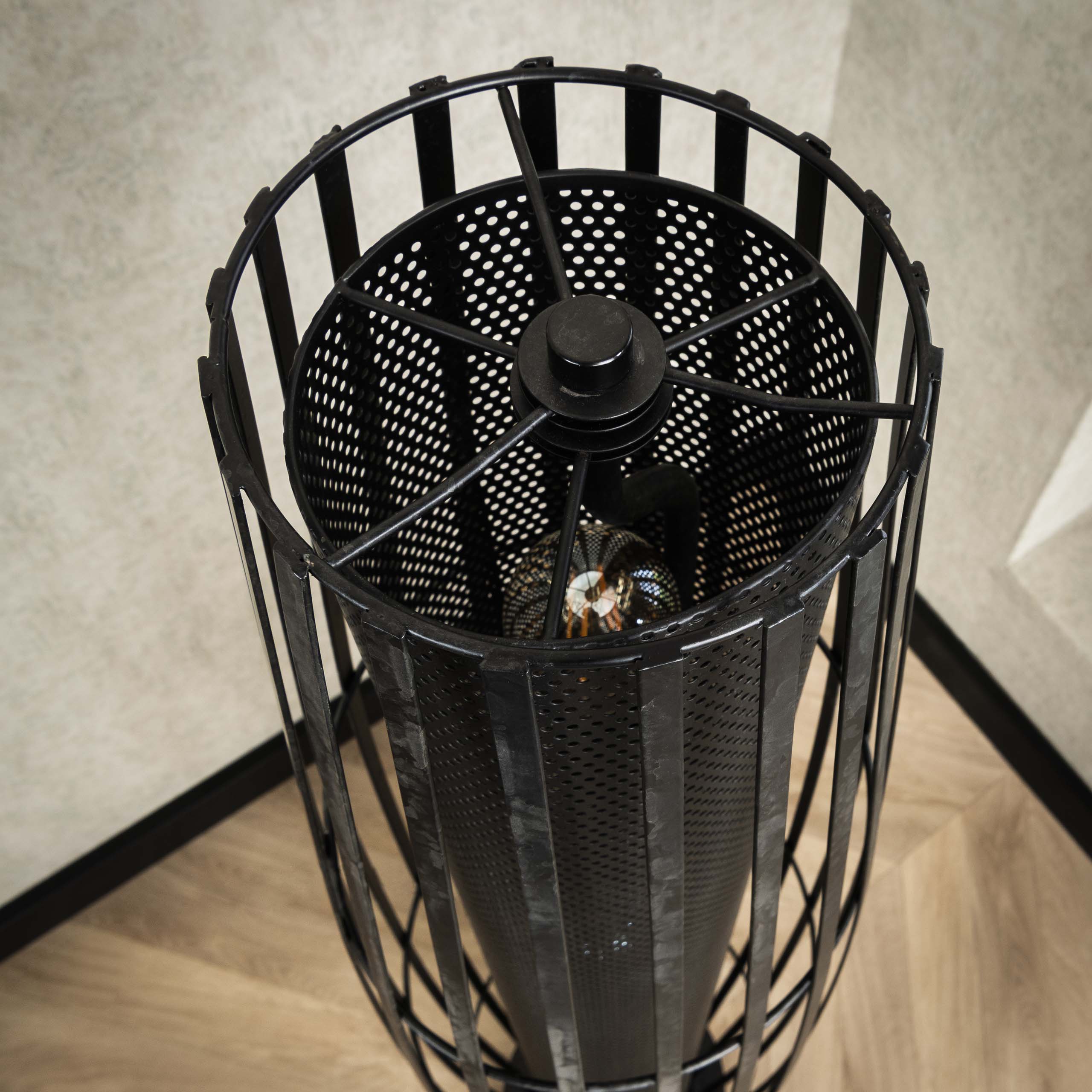 Vloerlamp Cylinder Mesh 3L 120
