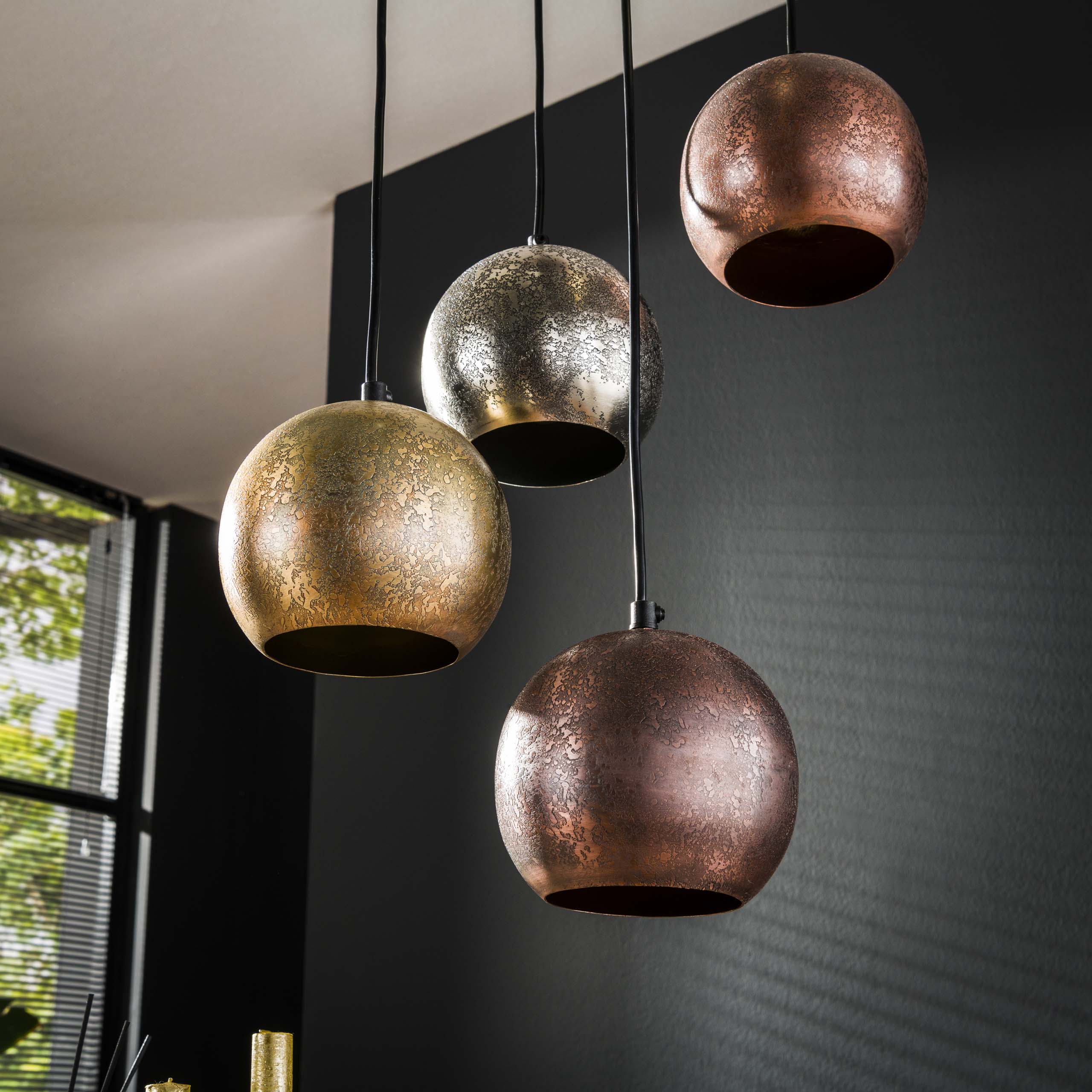 Hanglamp Bol Metal 6L