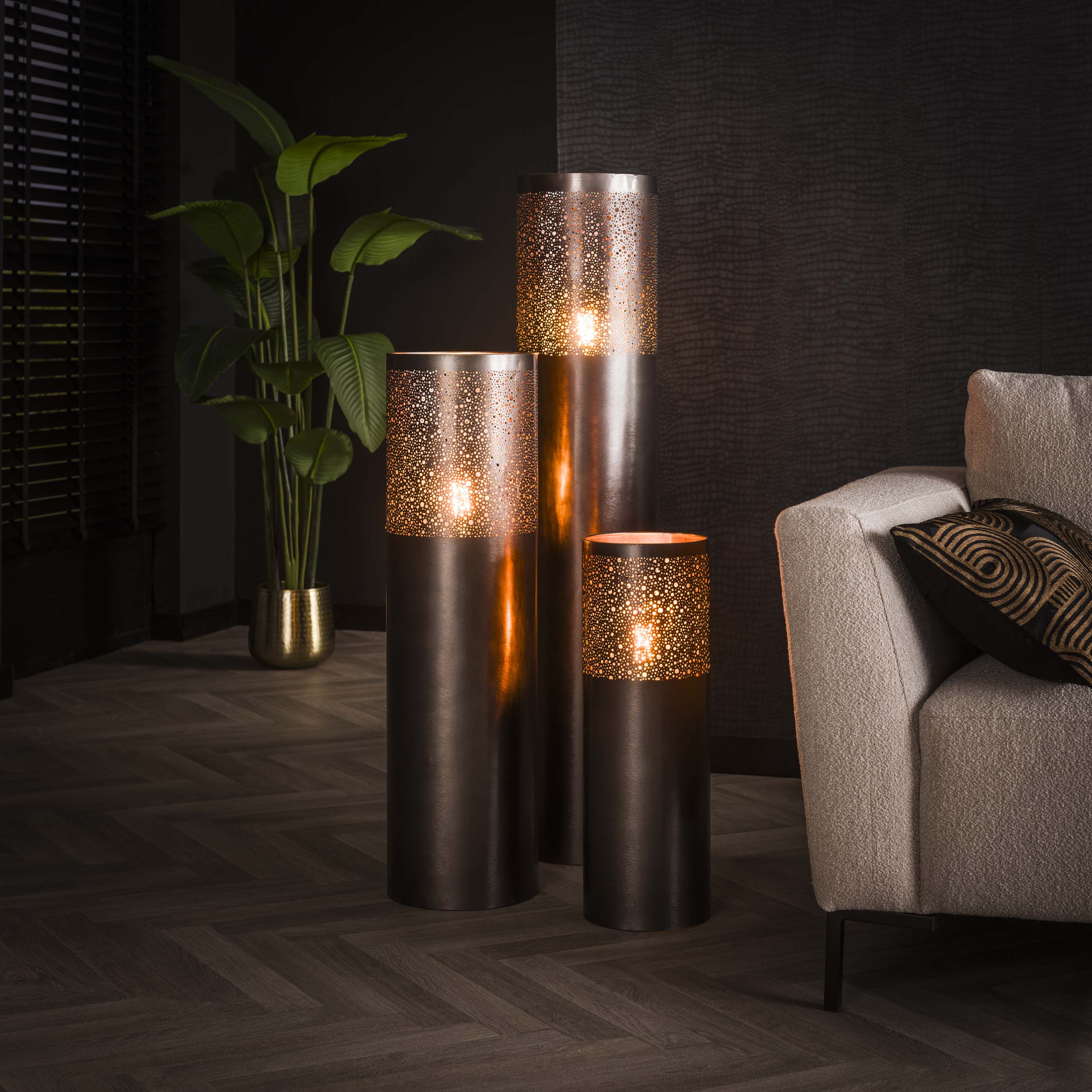 Vloerlamp Cylinder Glow 1L 60