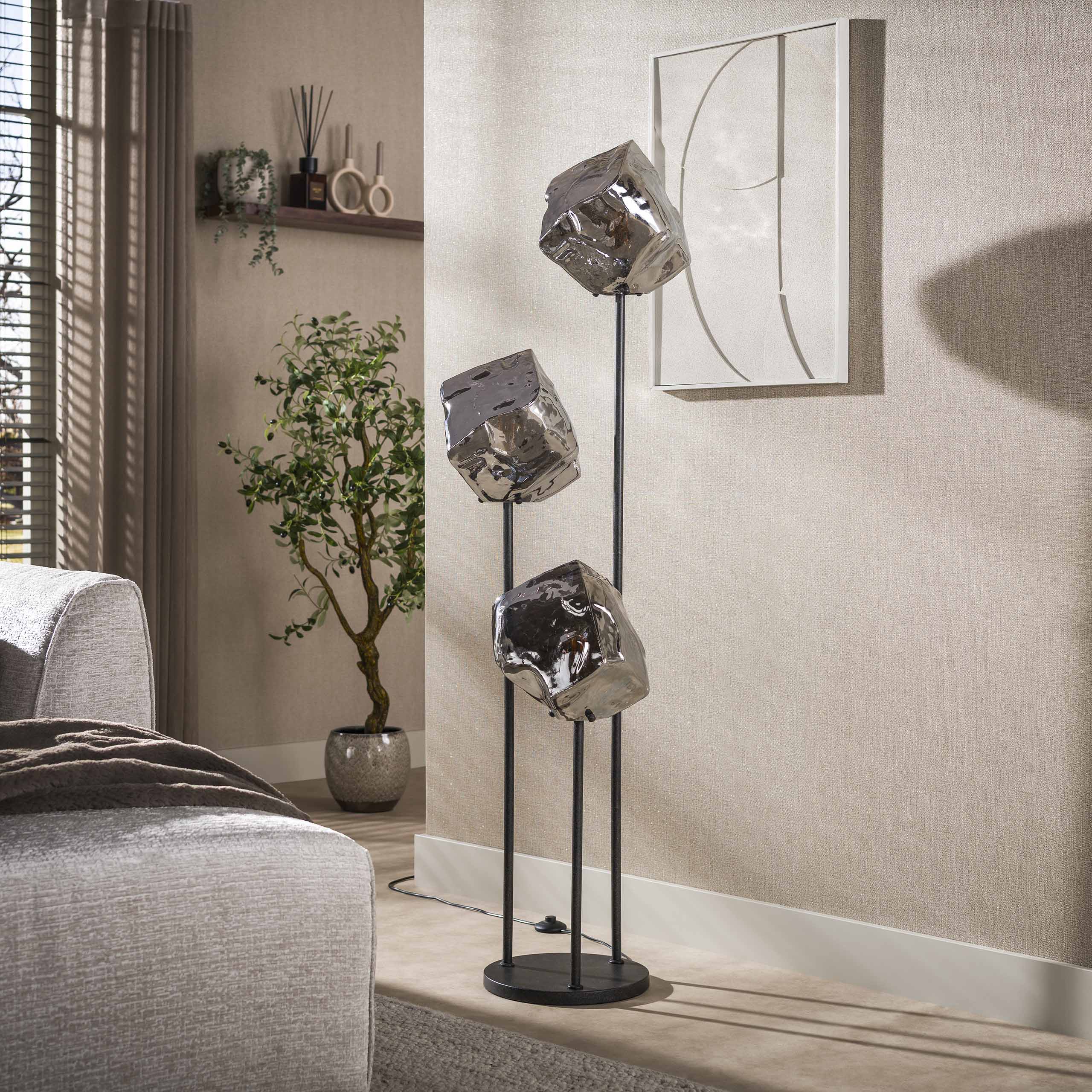 Vloerlamp Rock getrapt 3L