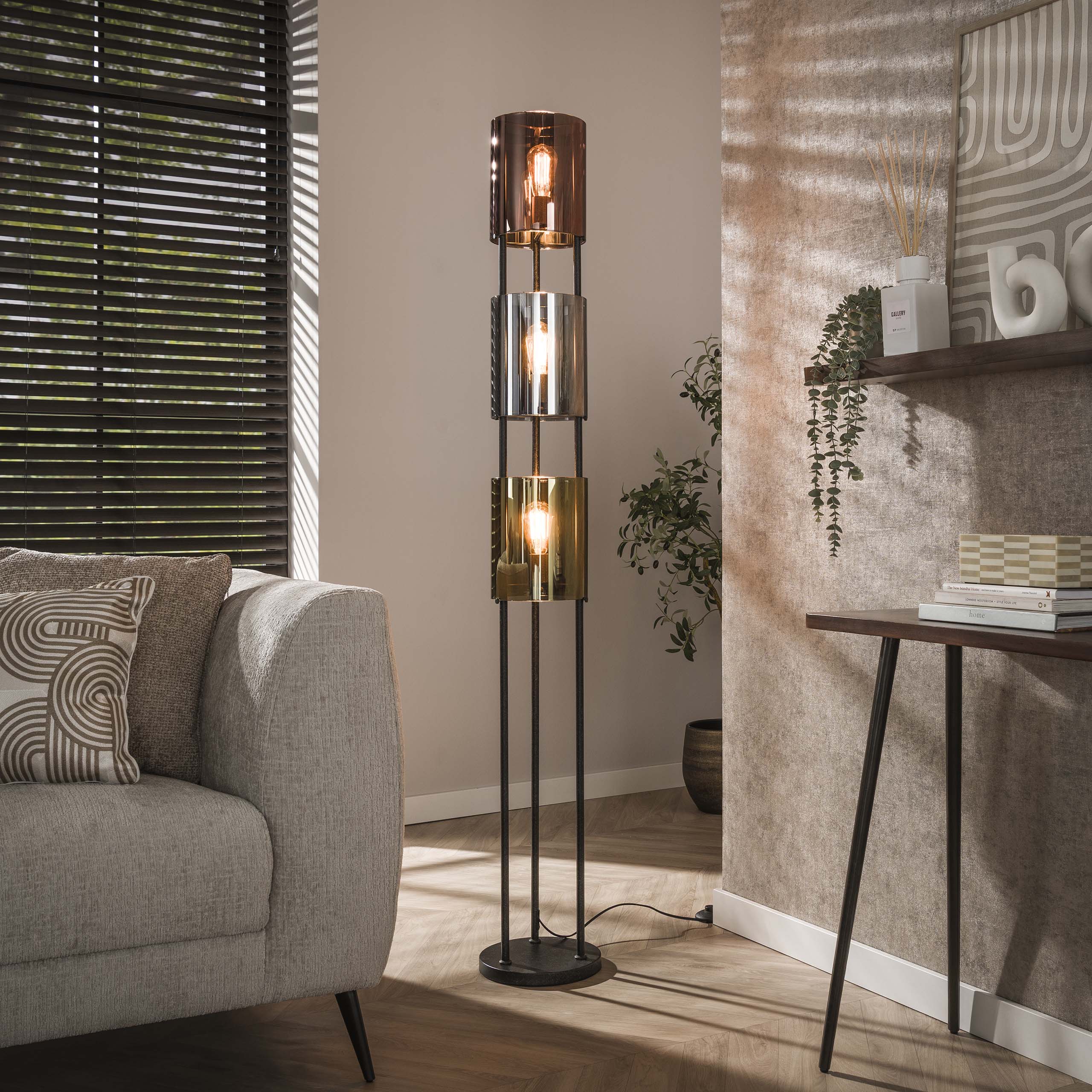 Vloerlamp Lucente Tricolore 3L