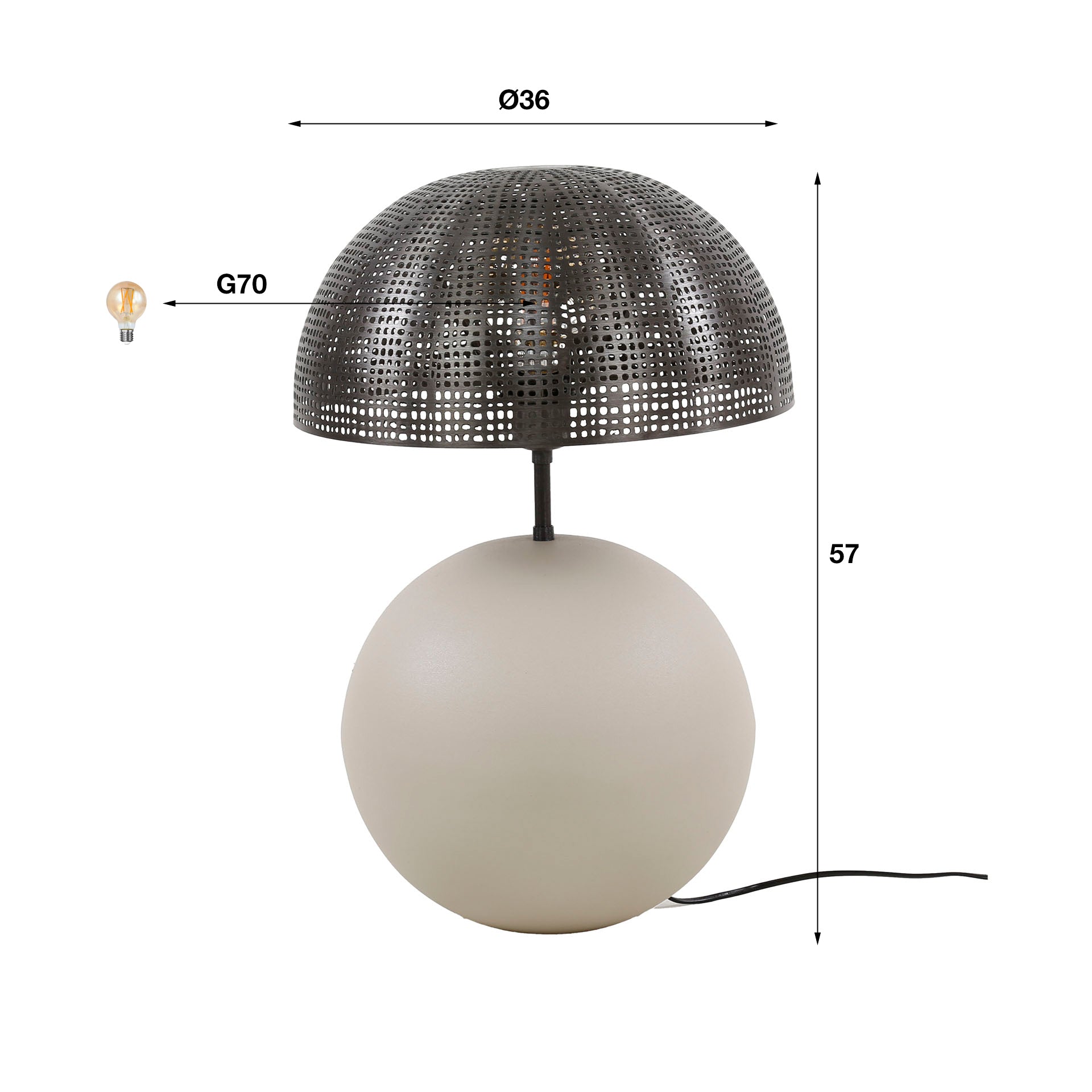 Tafellamp Sphere L 1L