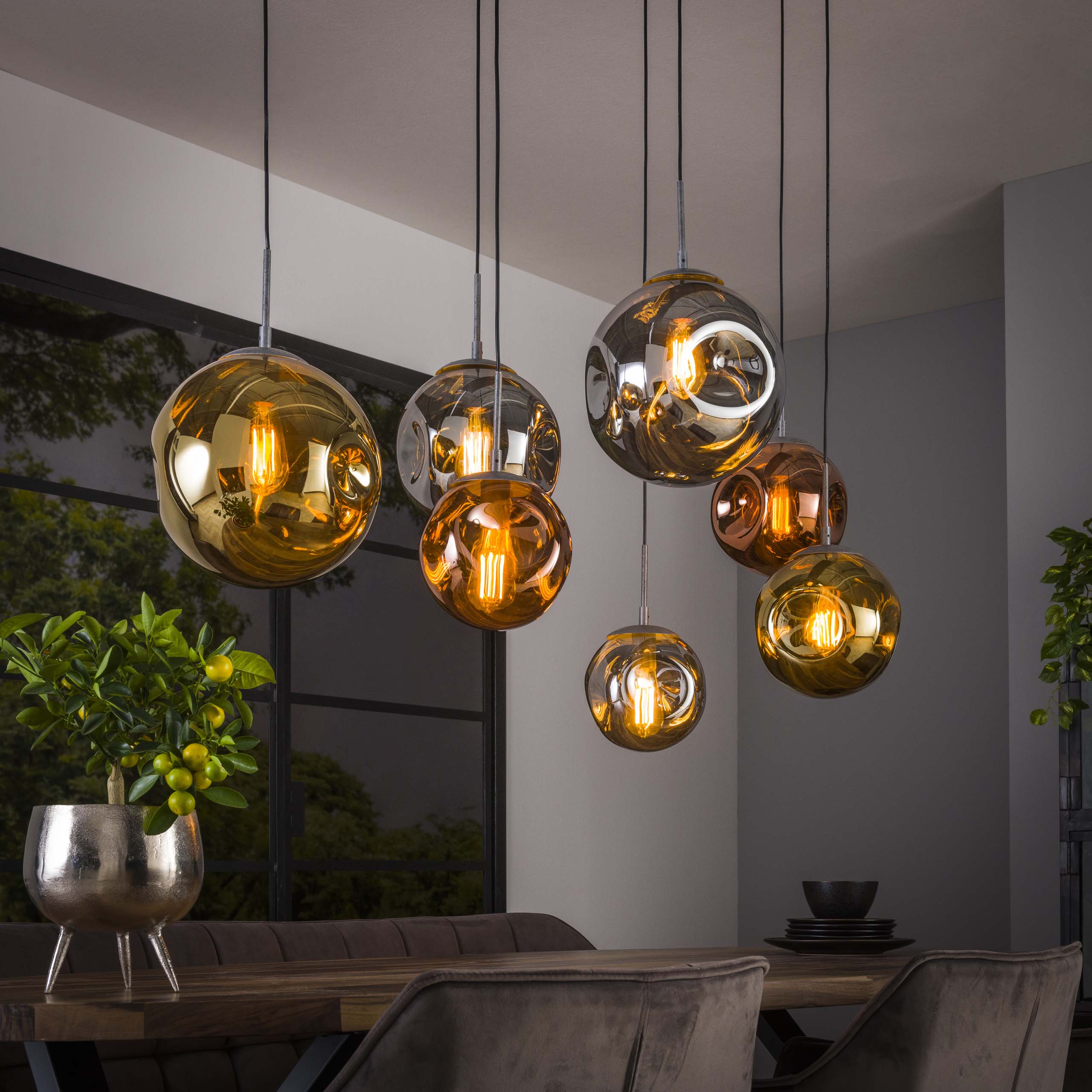 Pendant Lamp Stellar 4+3L