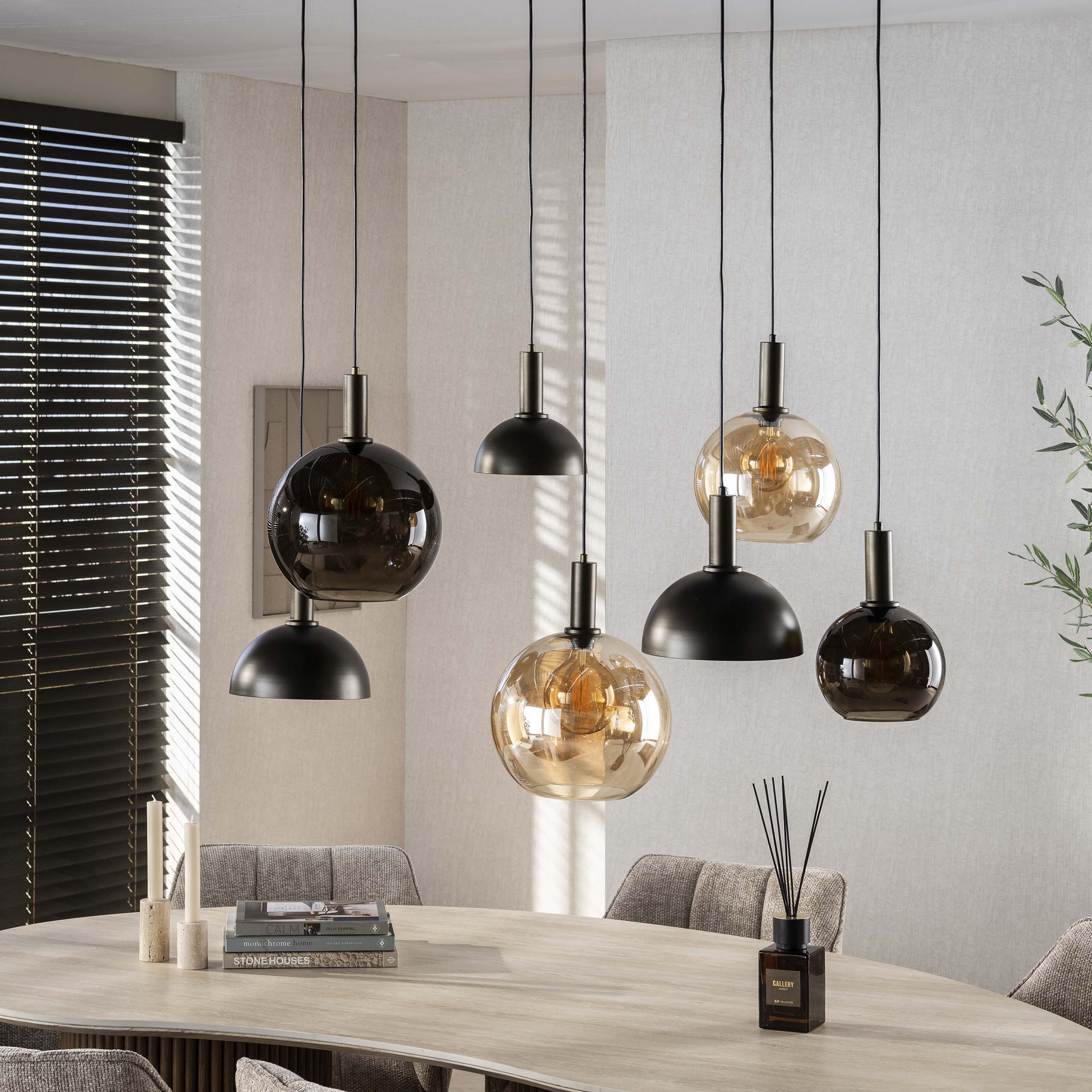 Hanglamp Cluster 4+3L