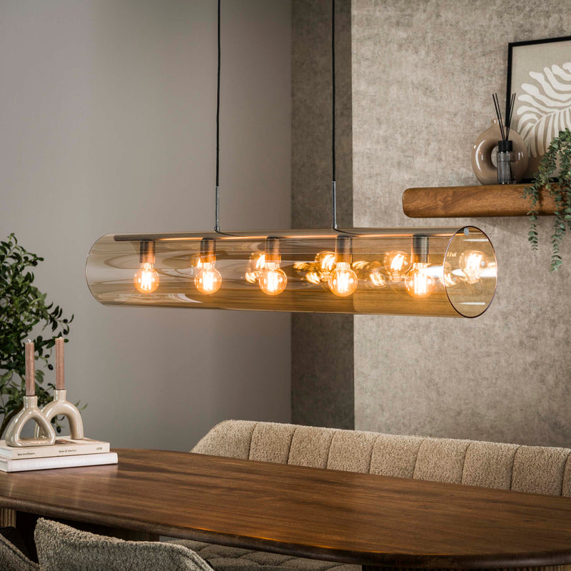 Hanglamp Tube Glass 5L