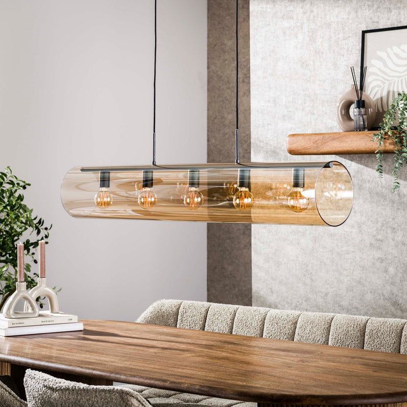Hanglamp Tube Glass 5L
