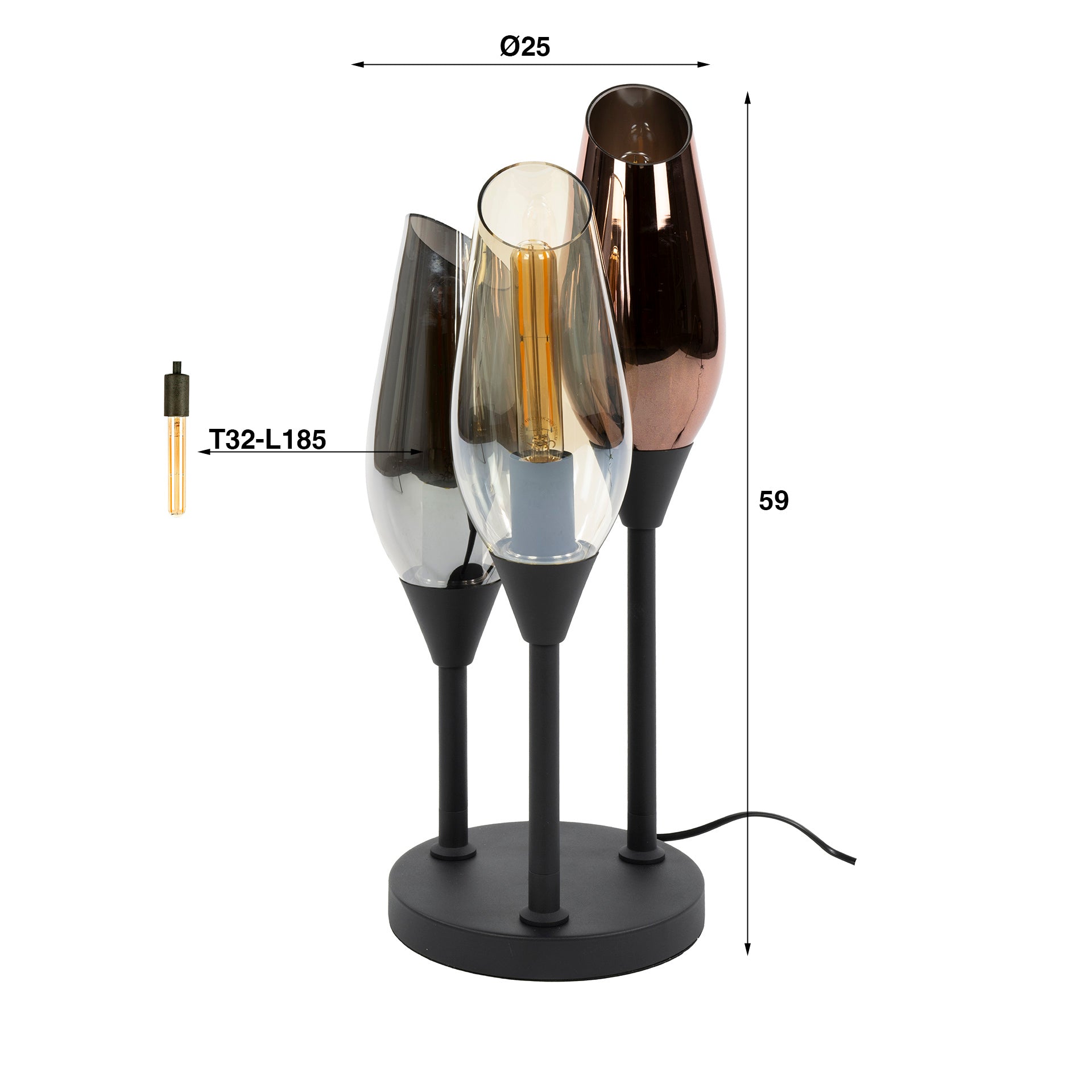 Tafellamp Cocoon 3L