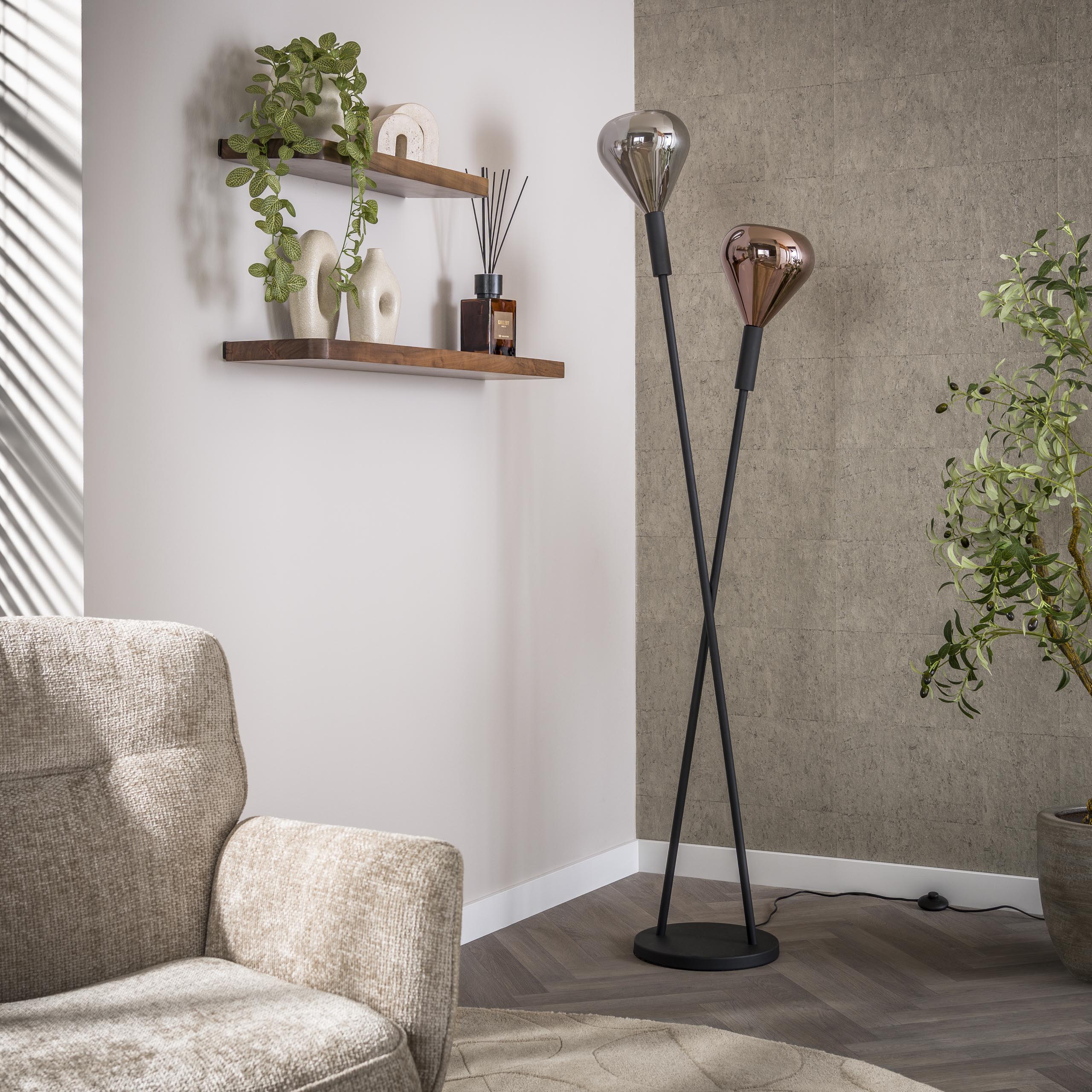 Vloerlamp Wings 2L