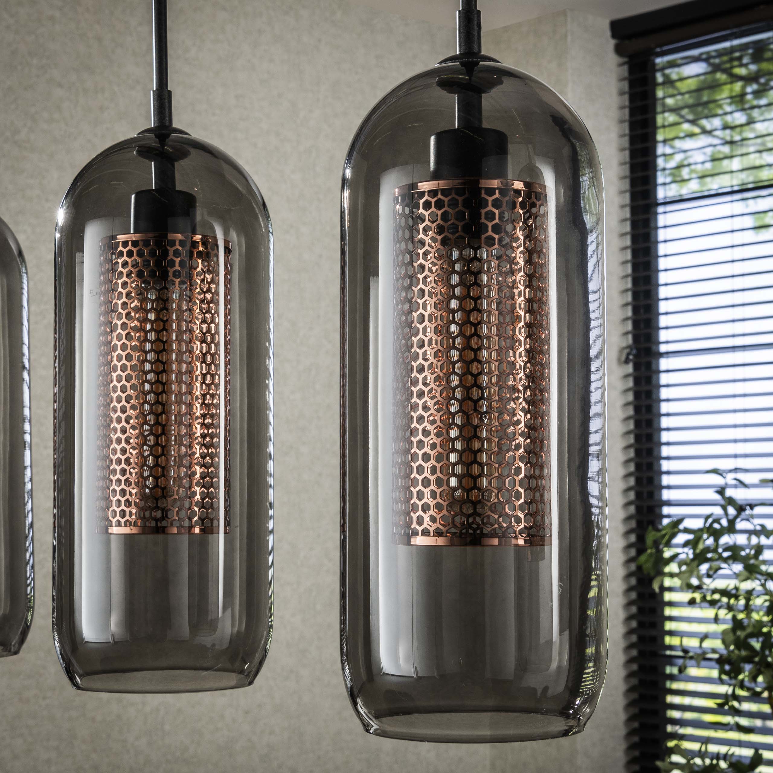 Hanglamp Smoke Mesh 4L