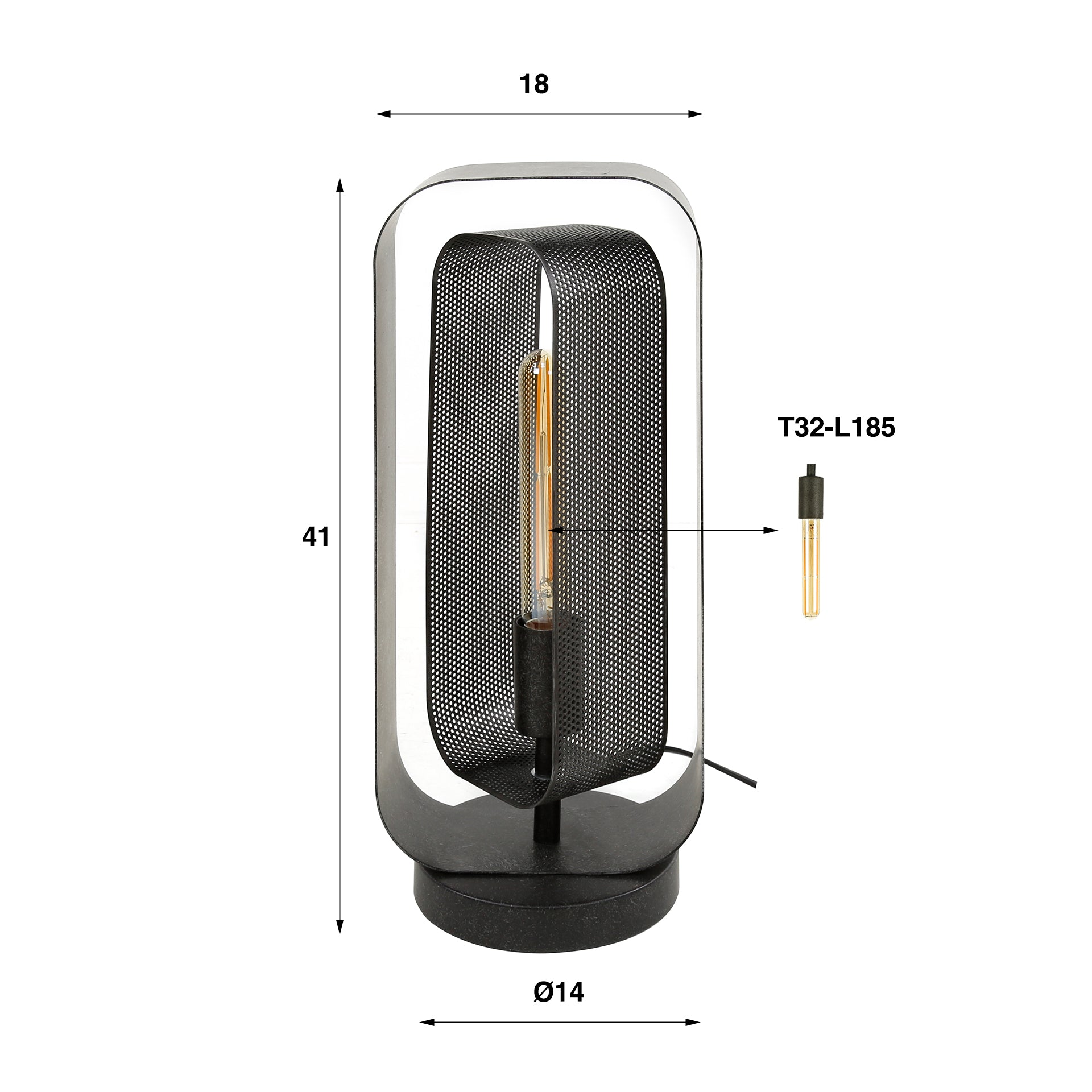 Table lamp Mesh Rotate 1L