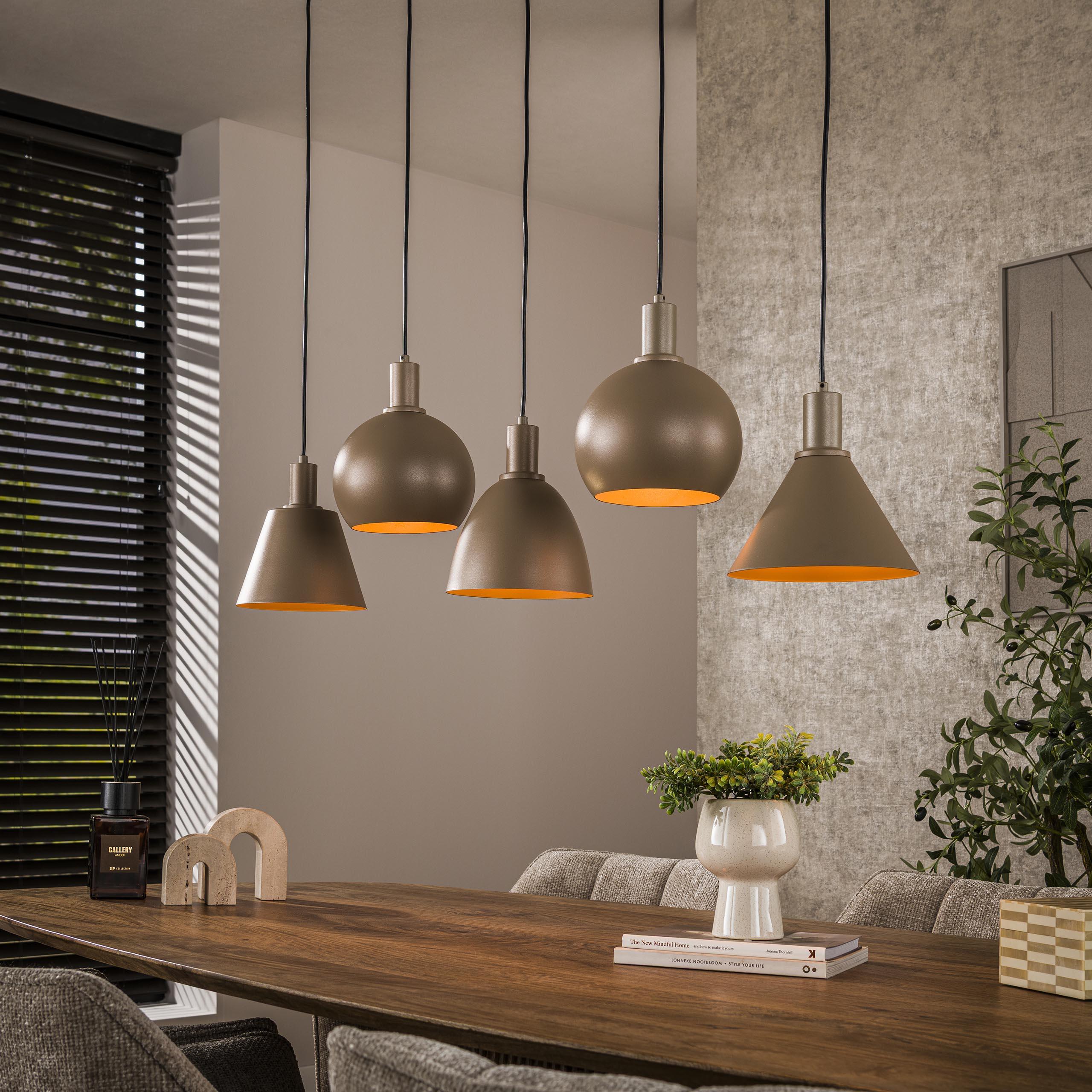 Hanglamp Metallo 5L