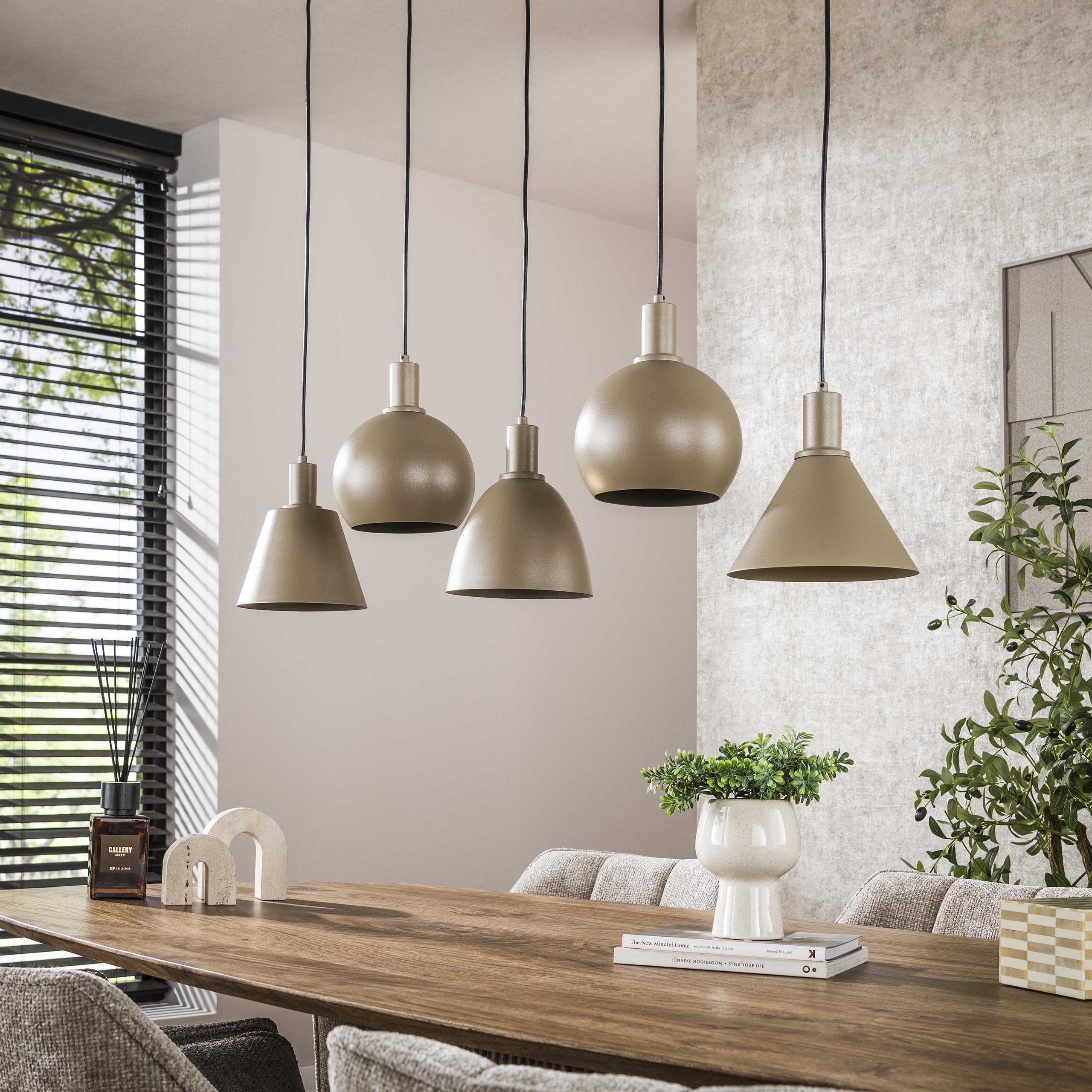 Hanglamp Metallo 5L