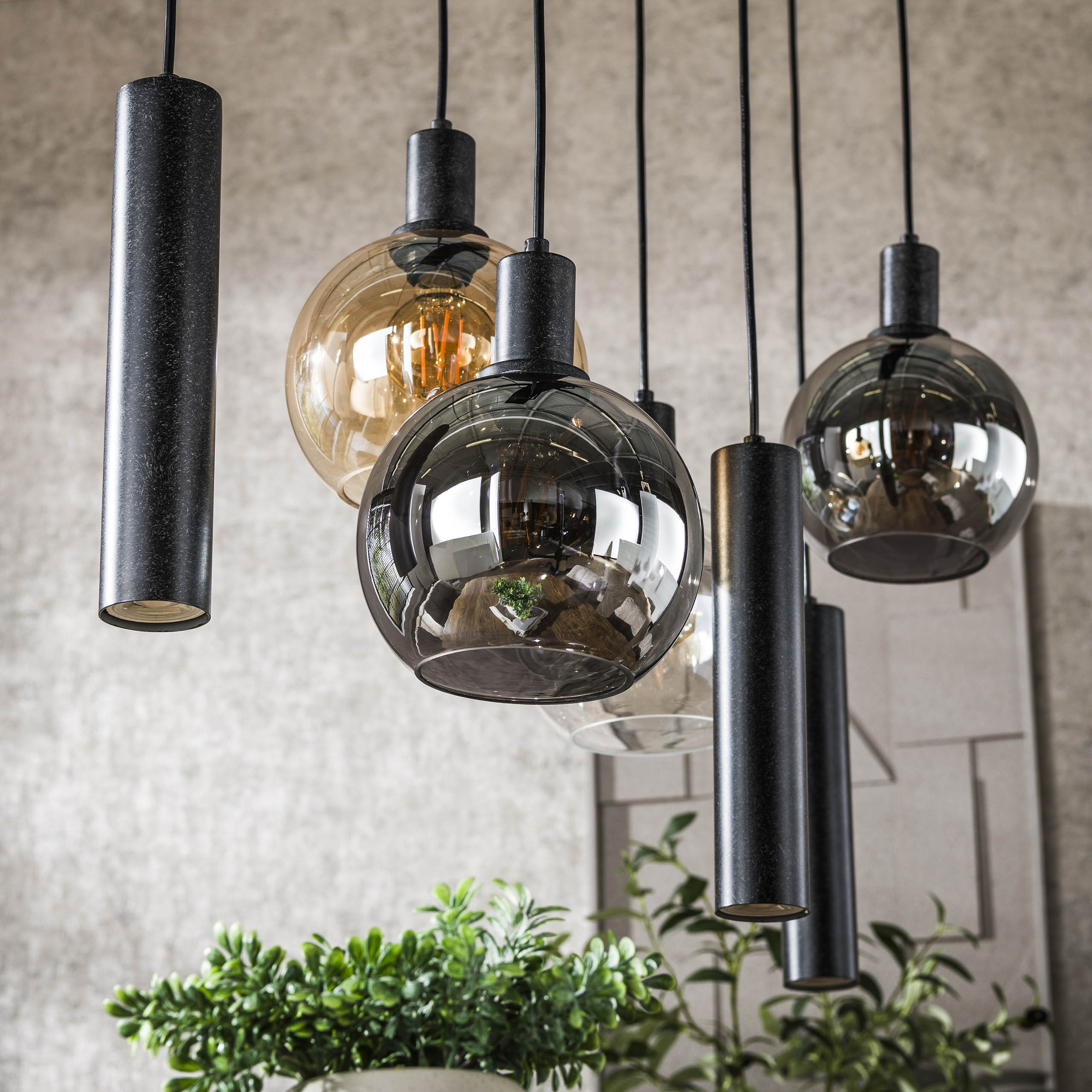 Hanglamp Sfera Tricolore 4+3L